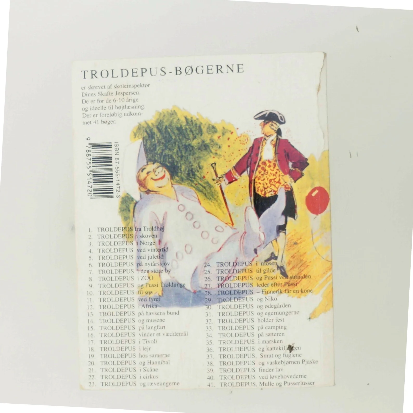 Toldepus i tivoli af Dines Jespersen (Bog)