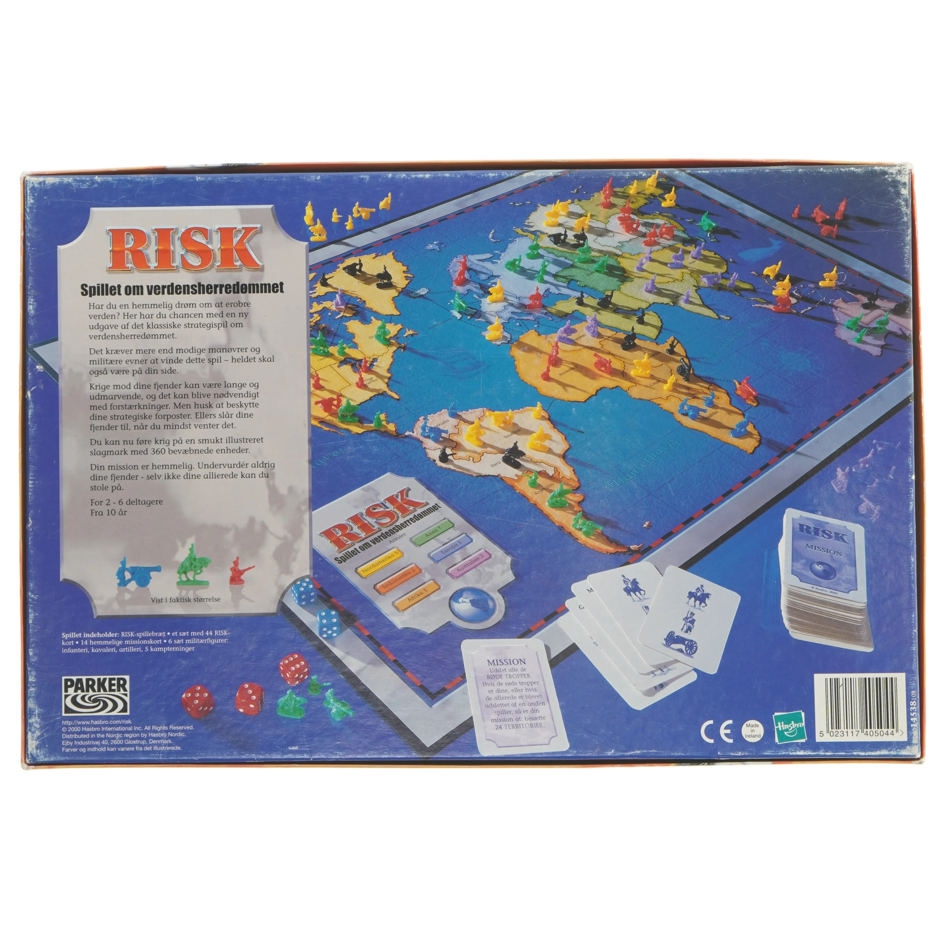 Risk brætspil fra Hasbro (str. 40,5x27 cm)