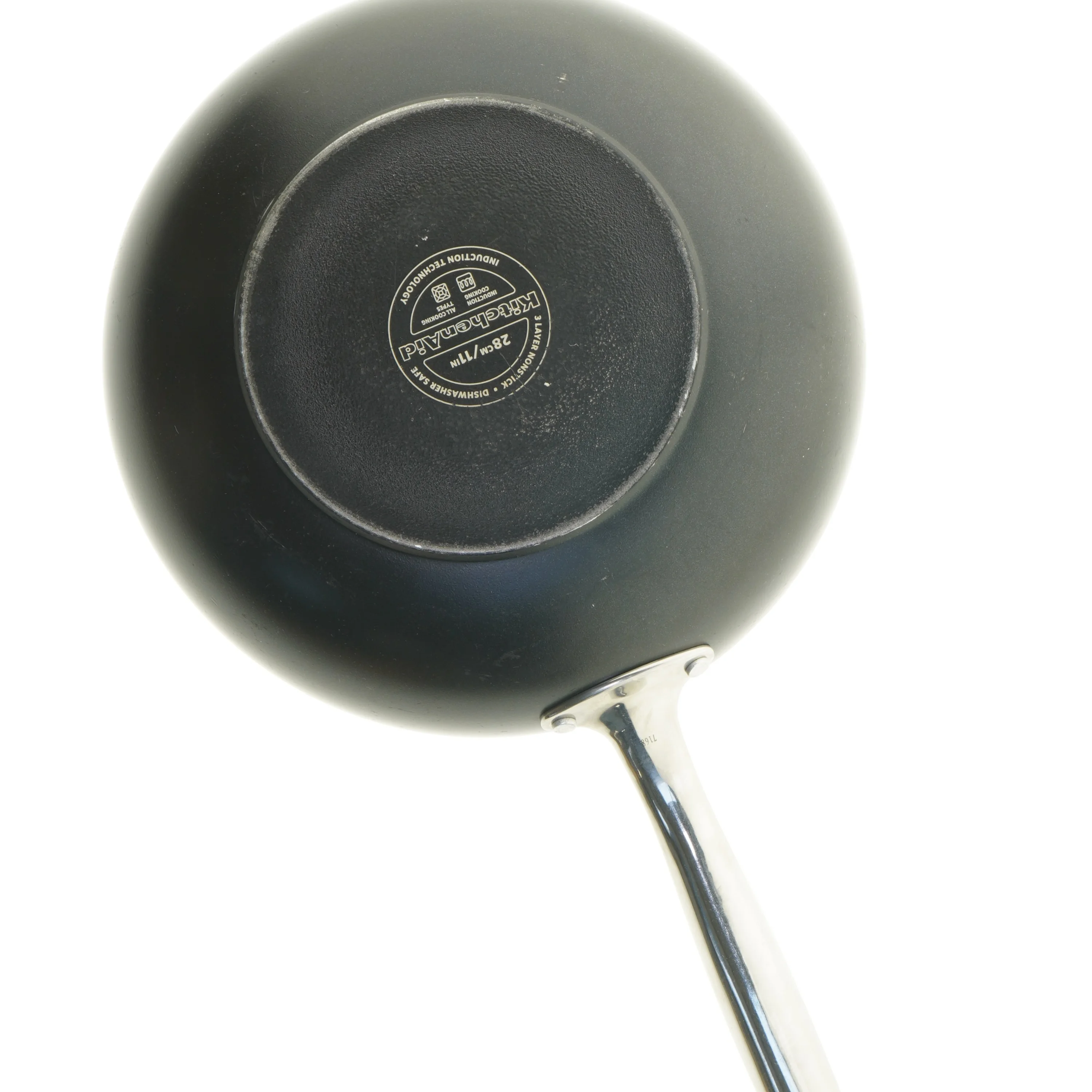 Stegepande i rustfrit stål fra KitchenAid (str. Ø 28 cm)