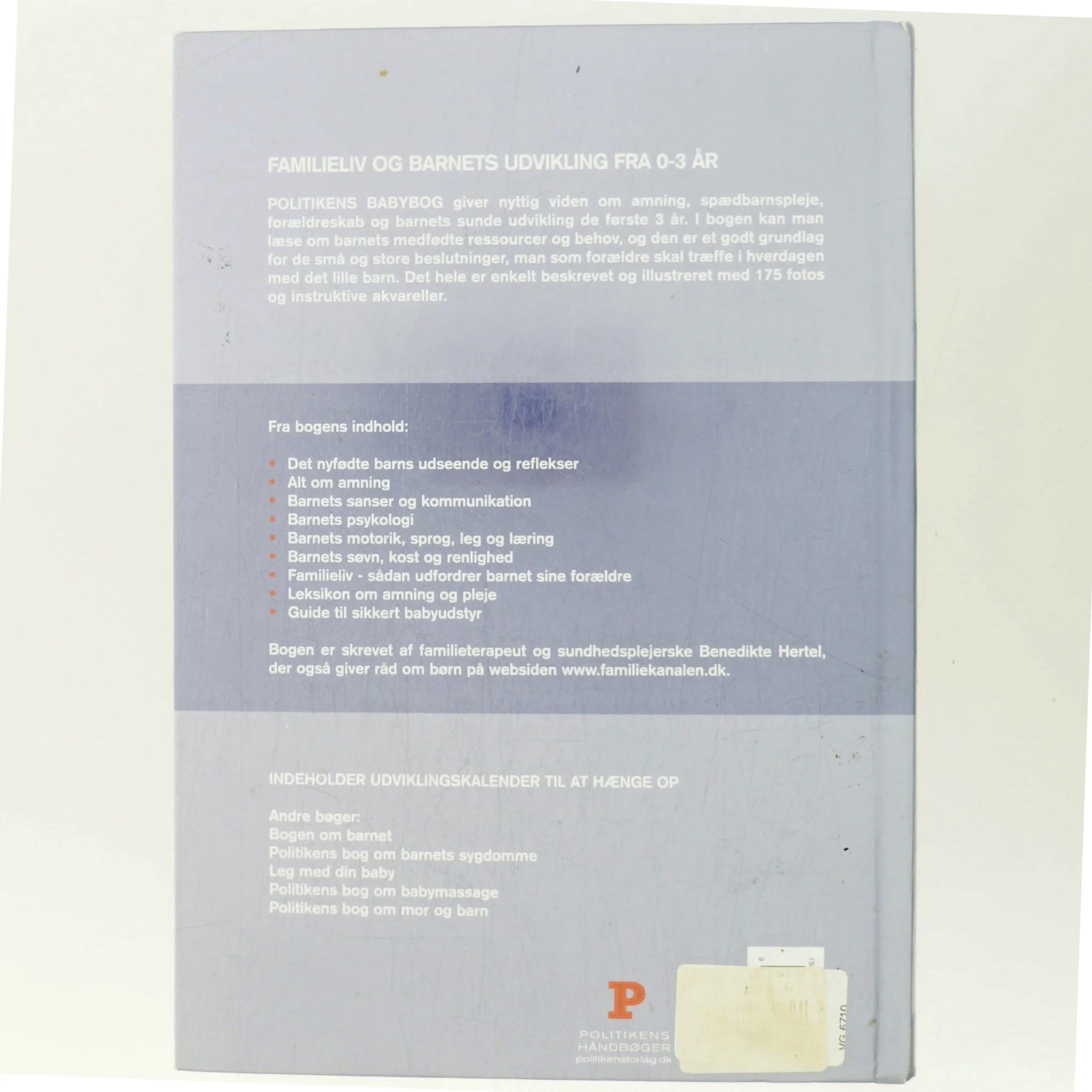 Politikens Babybog af Benedikte Hertel (Bog)