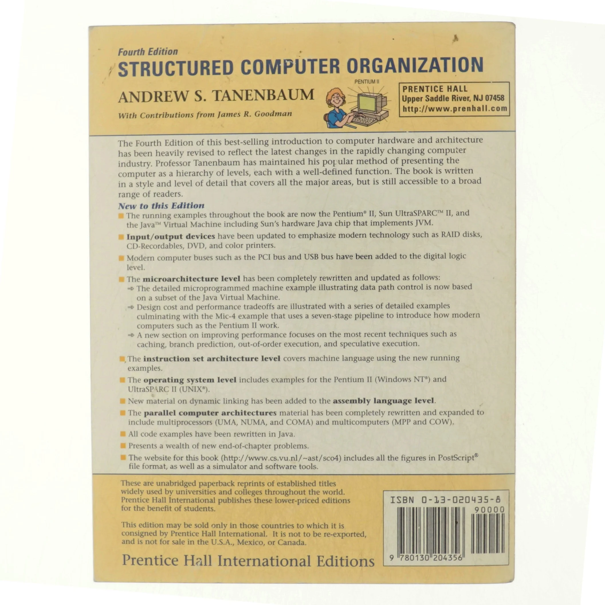 Structured computer organization af Andrew S. Tanenbaum (Bog)
