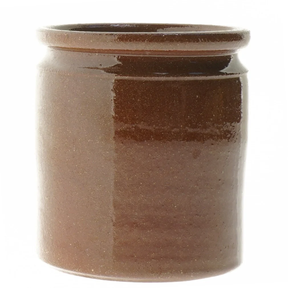 Keramik krukke (str. Ø 11x12 cm)