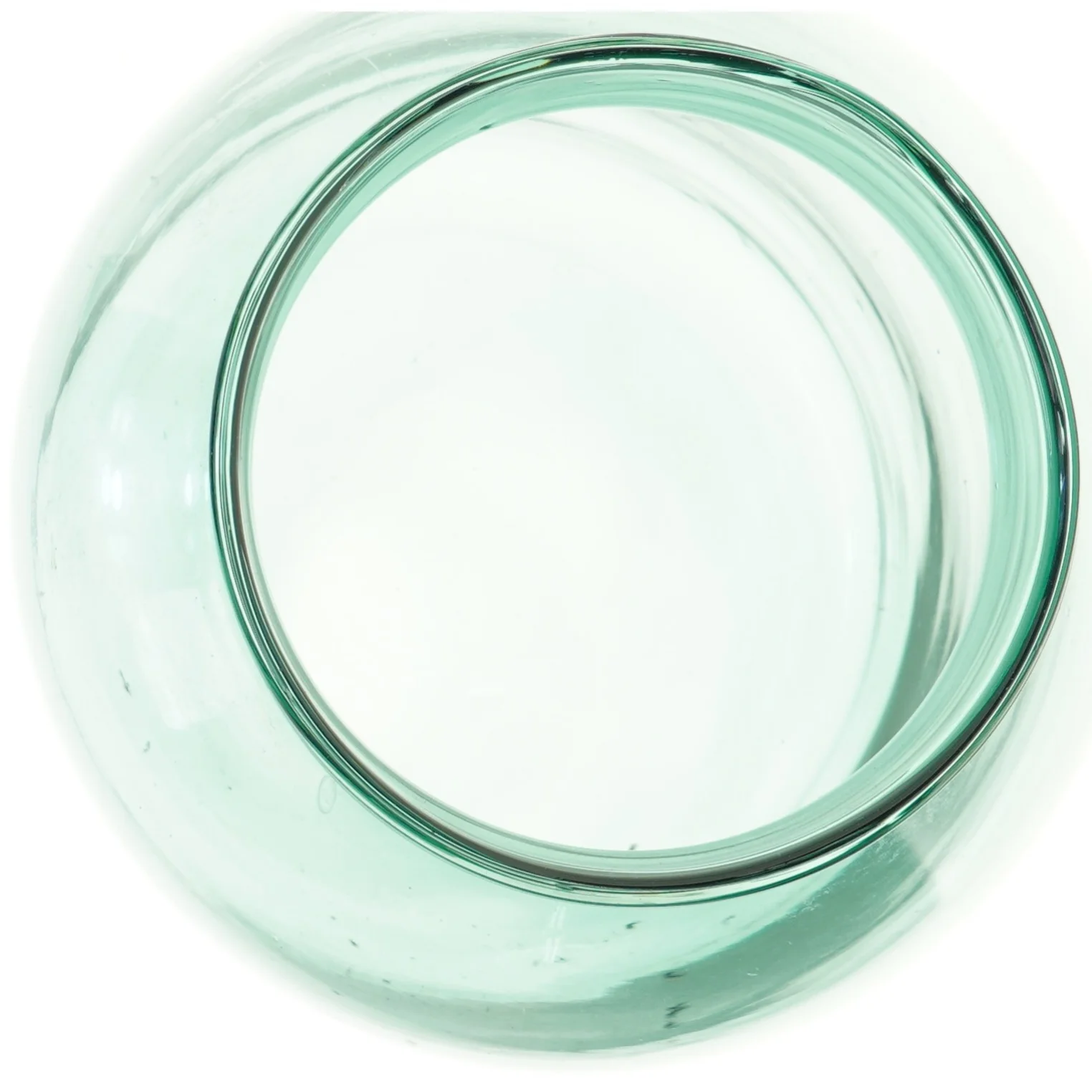 Stor glasvase (str. Ø 17,5 cm længde 42 cm)