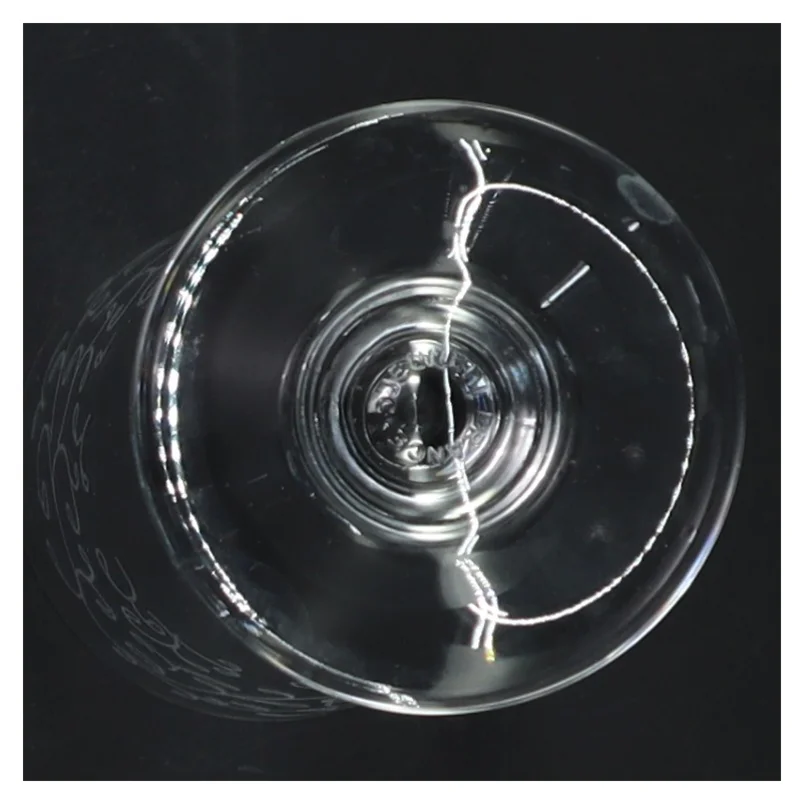 Champagneglas med gravering (str. Ø 5,5 cm længde 16 cm)