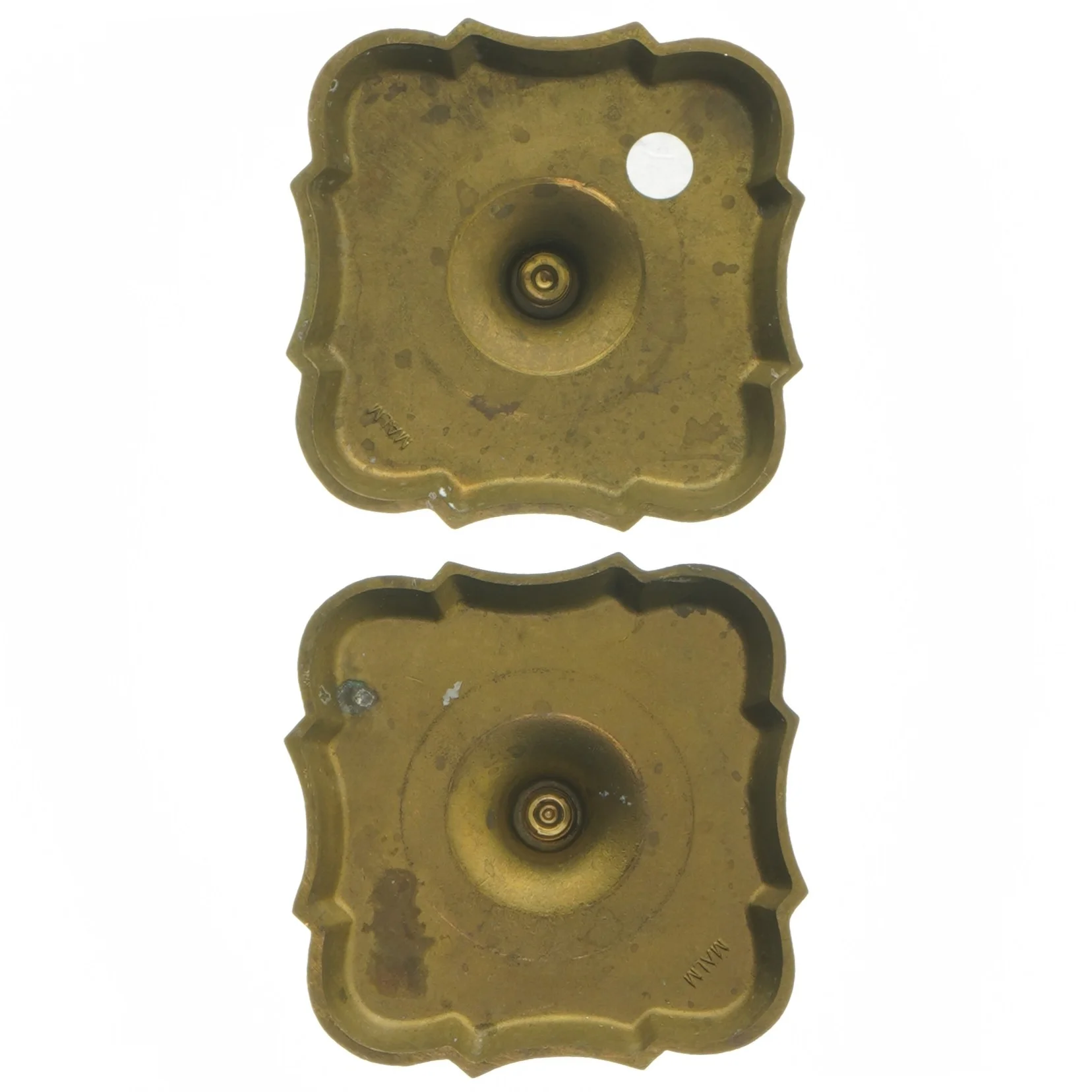 Messing lysestager (str. 17,5 cm)