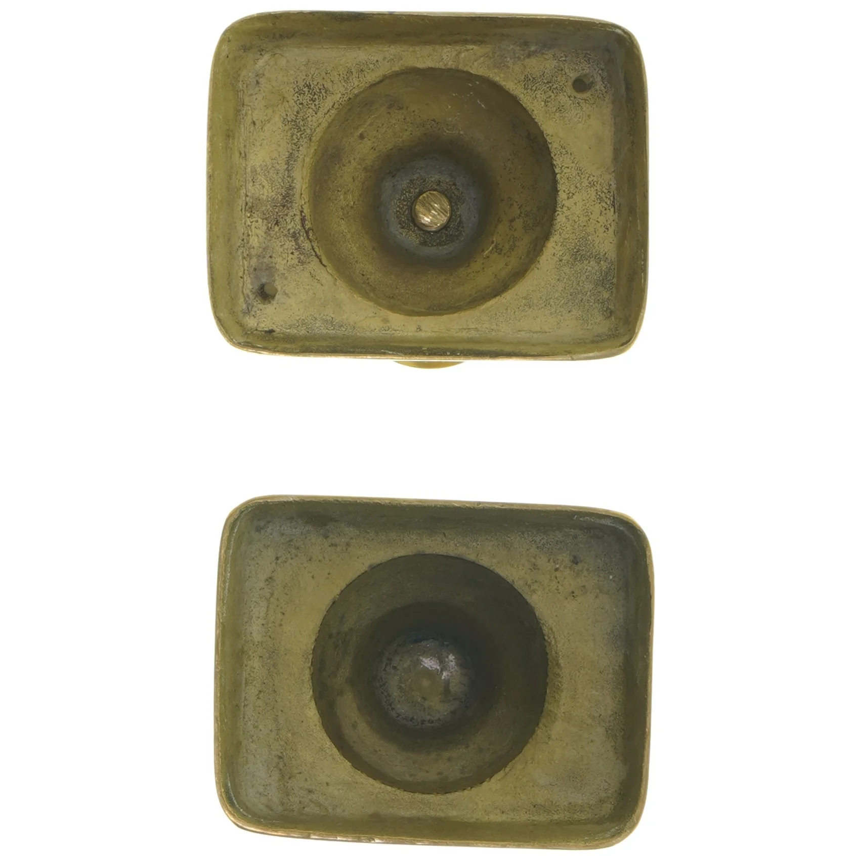 Messing lysestager (str. 19,5 cm)