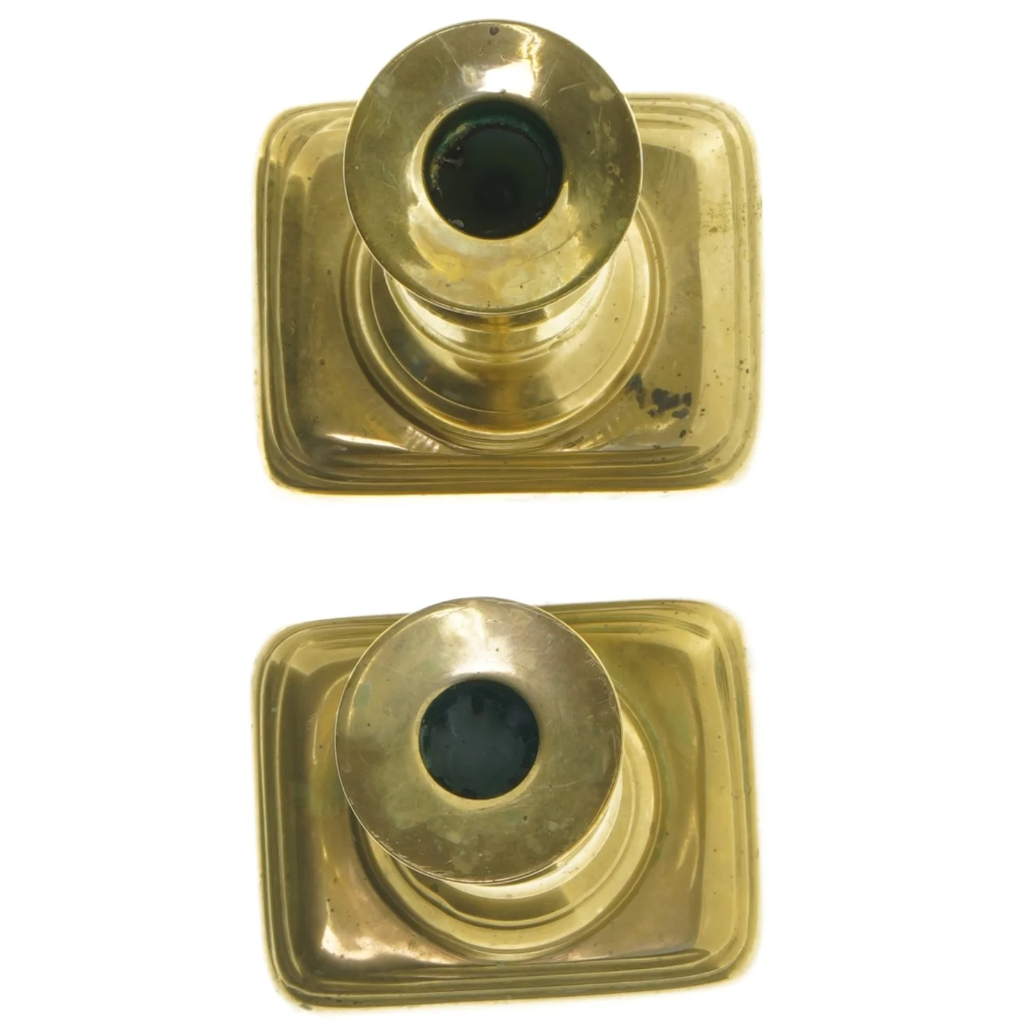 Messing lysestager (str. 19,5 cm)