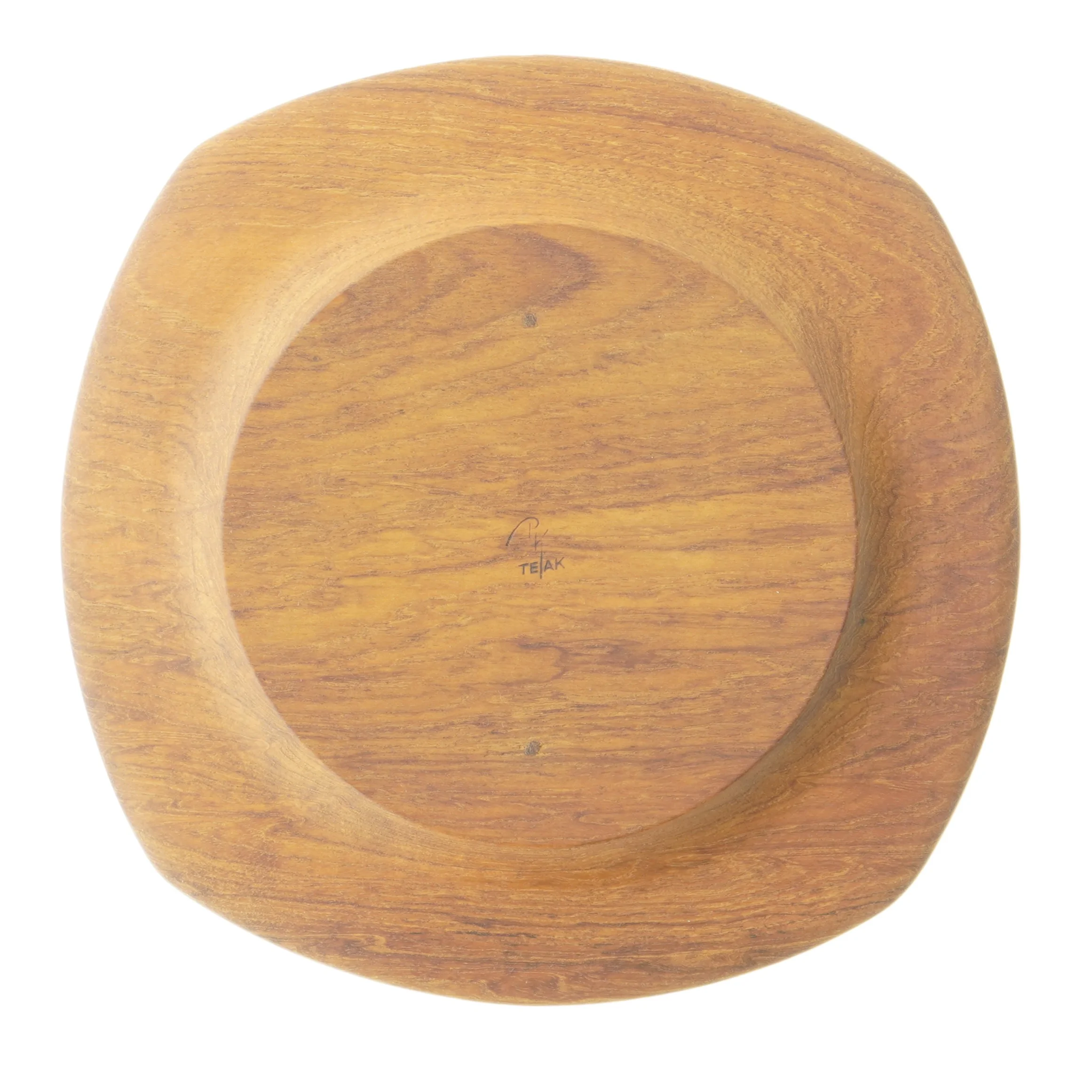 Teaktræ tallerkener fra Teak (str. Ø 27 cm)