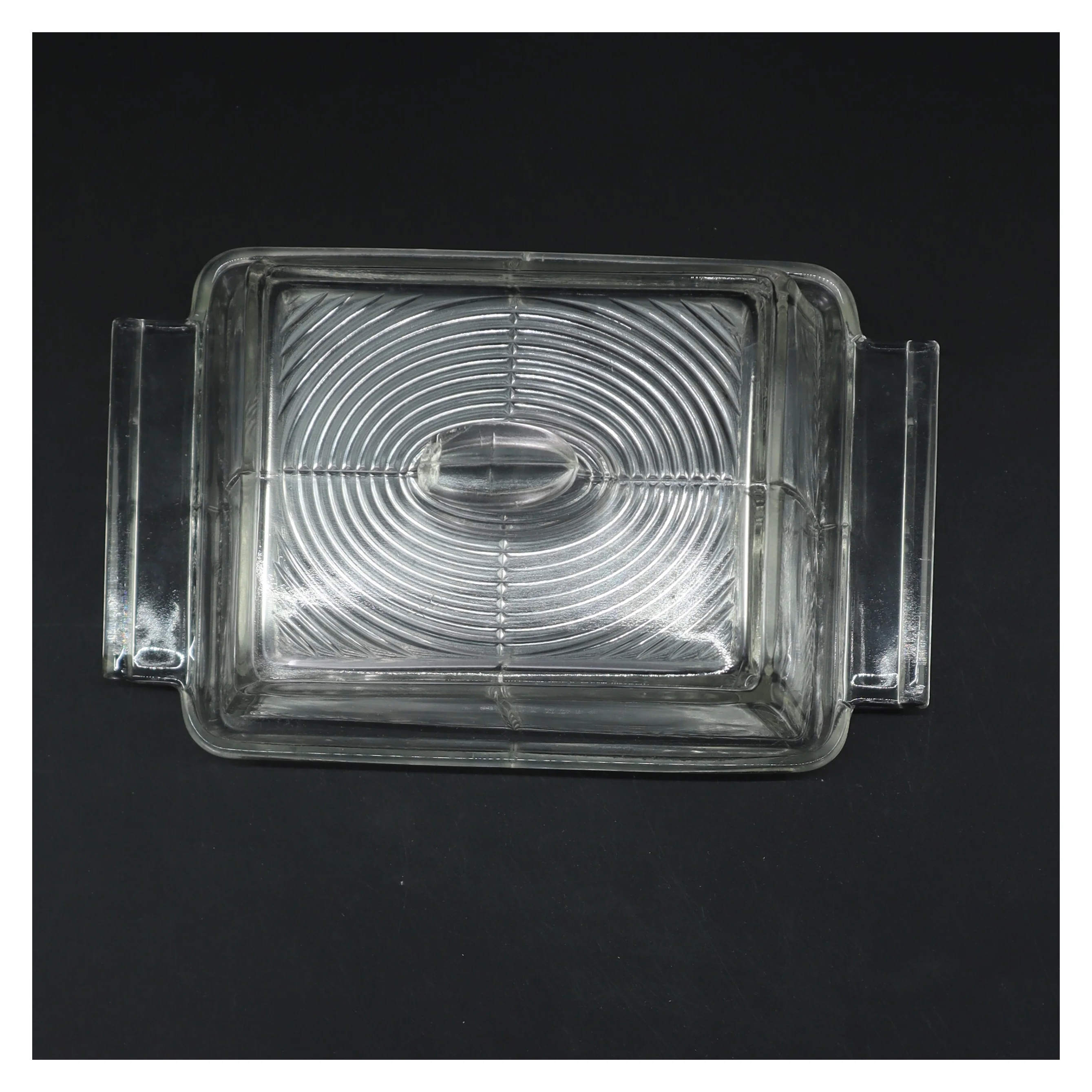 Glas smørklokke (str. 23x11 cm)