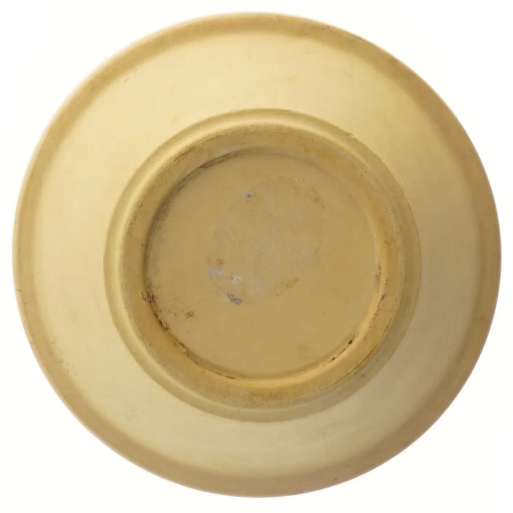 Gul keramisk skål (str. Ø 20 cm)