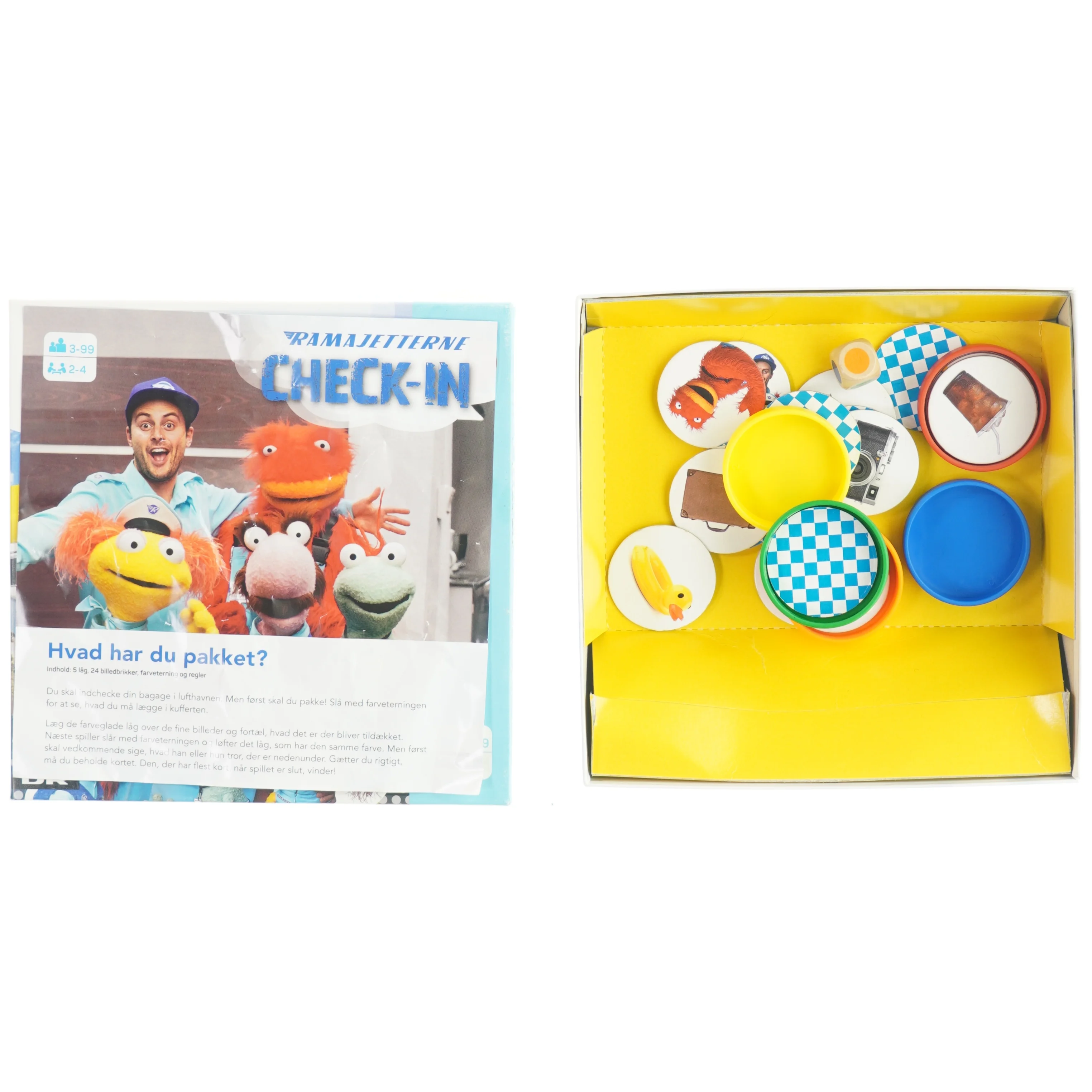 Check-in spil (str. 20 x 20 x 5cm)