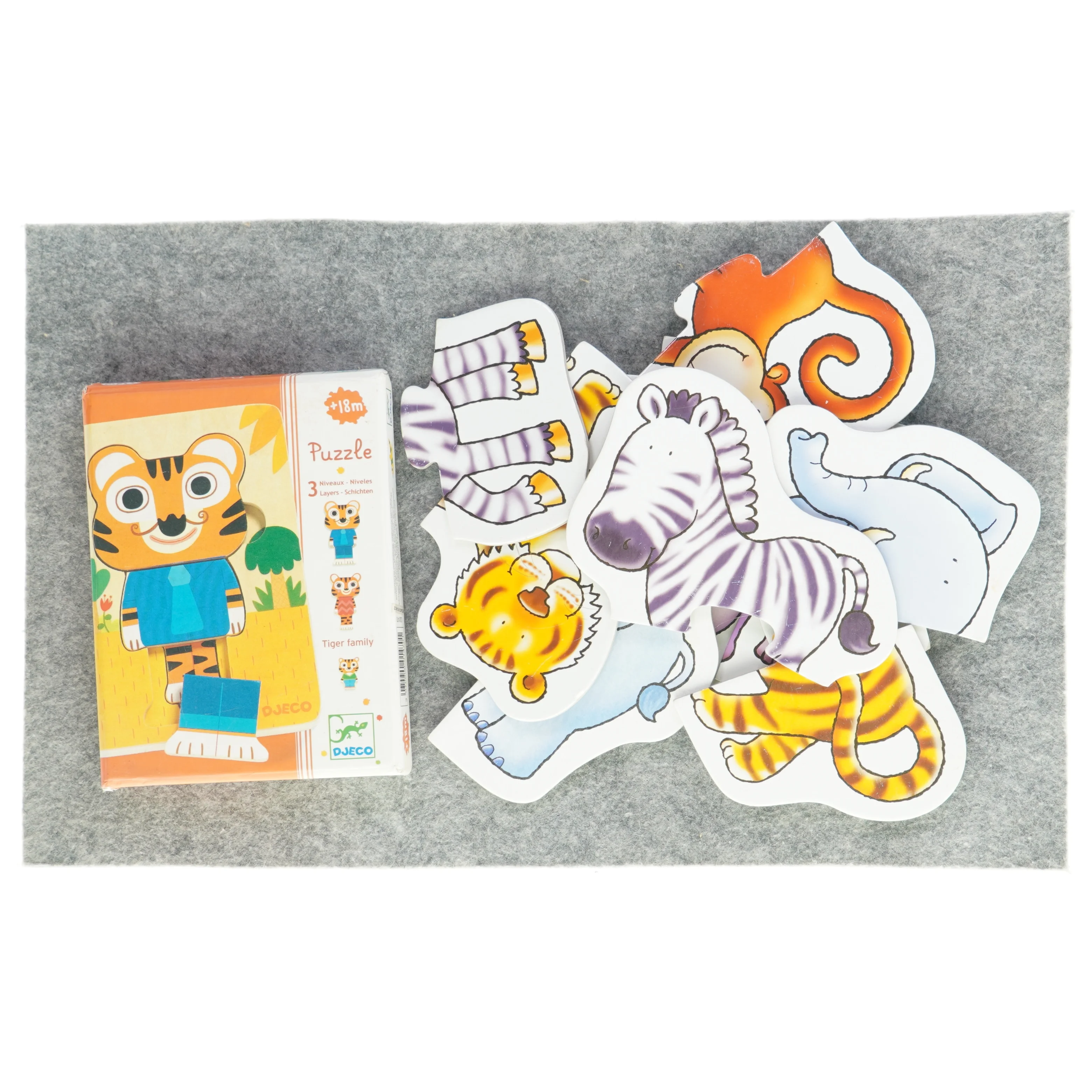 Puslespil til de helt små - 2 stk.