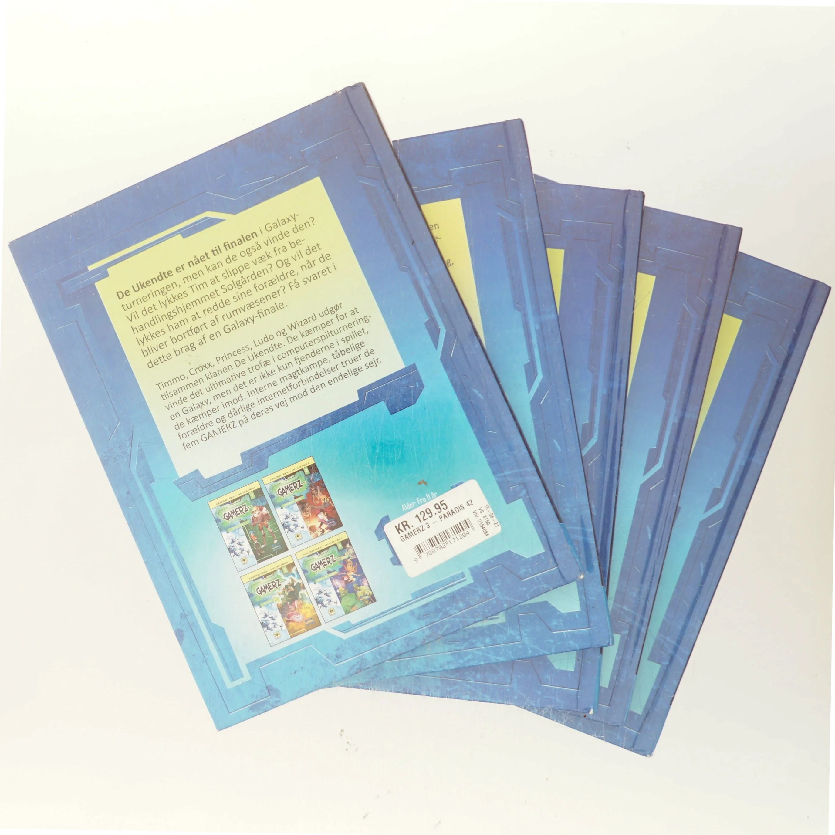 Gamerz bogserie, bind 1-5, af Kasper Hoff (Bog)