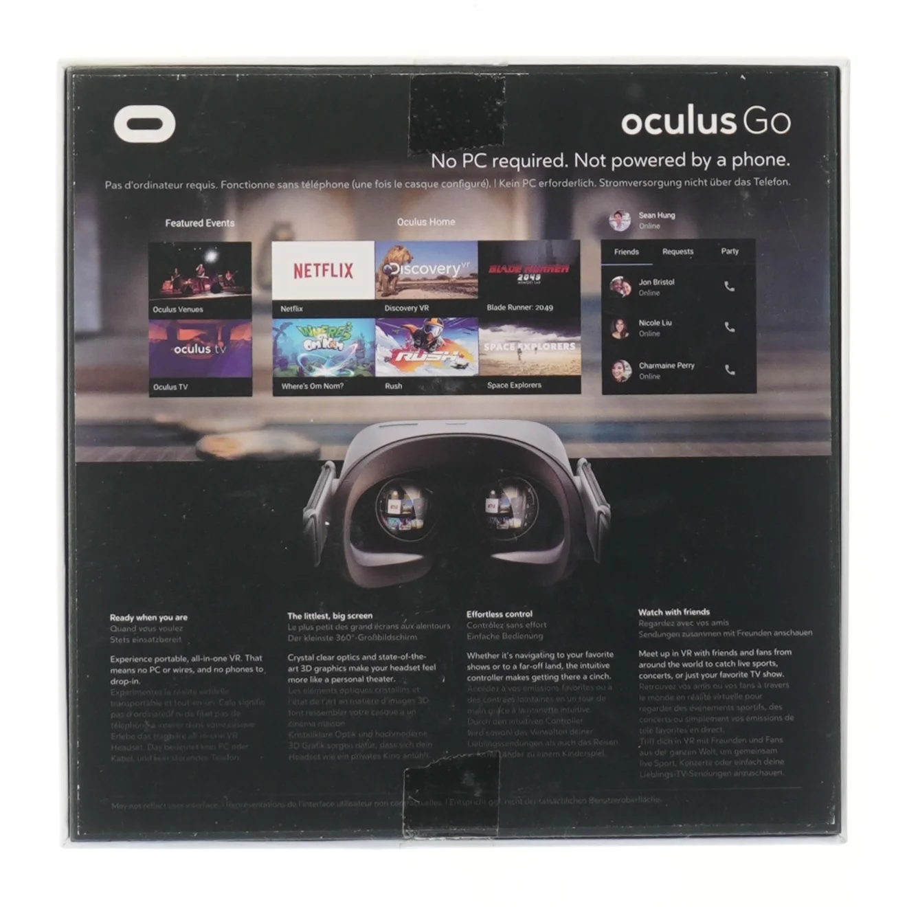 VR-headset Oculus Go fra Oculus (str. 20 cm)