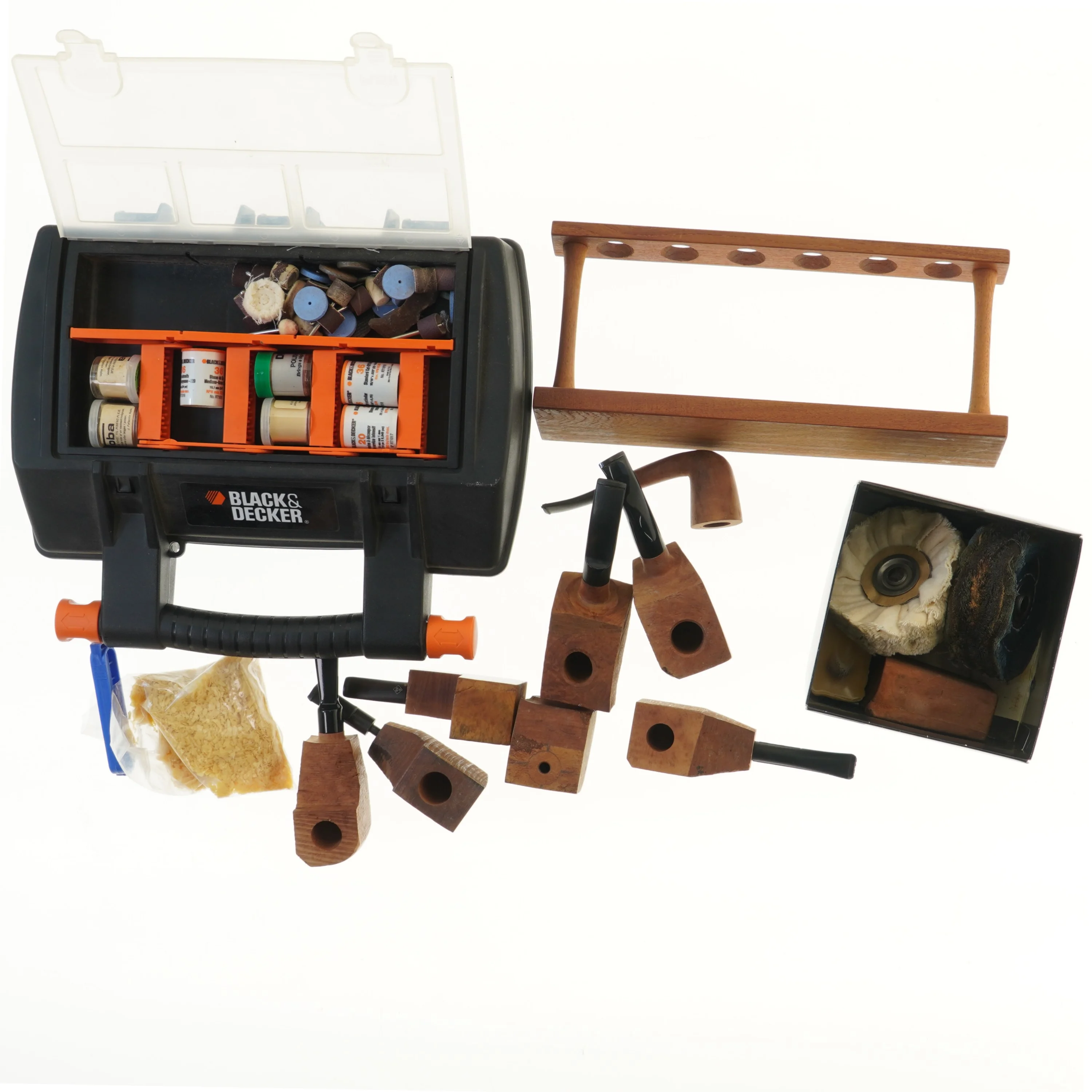 Pibesæt med værktøjskasse