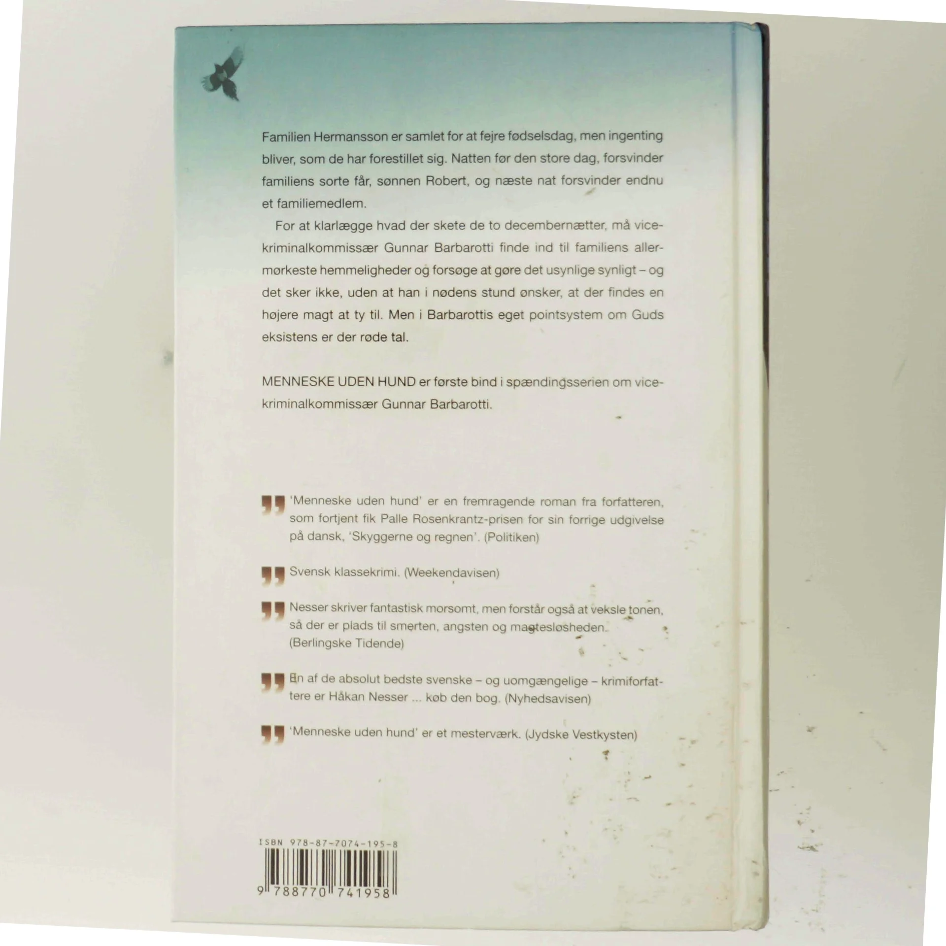 Menneske uden hund af Håkan Nesser (Bog)