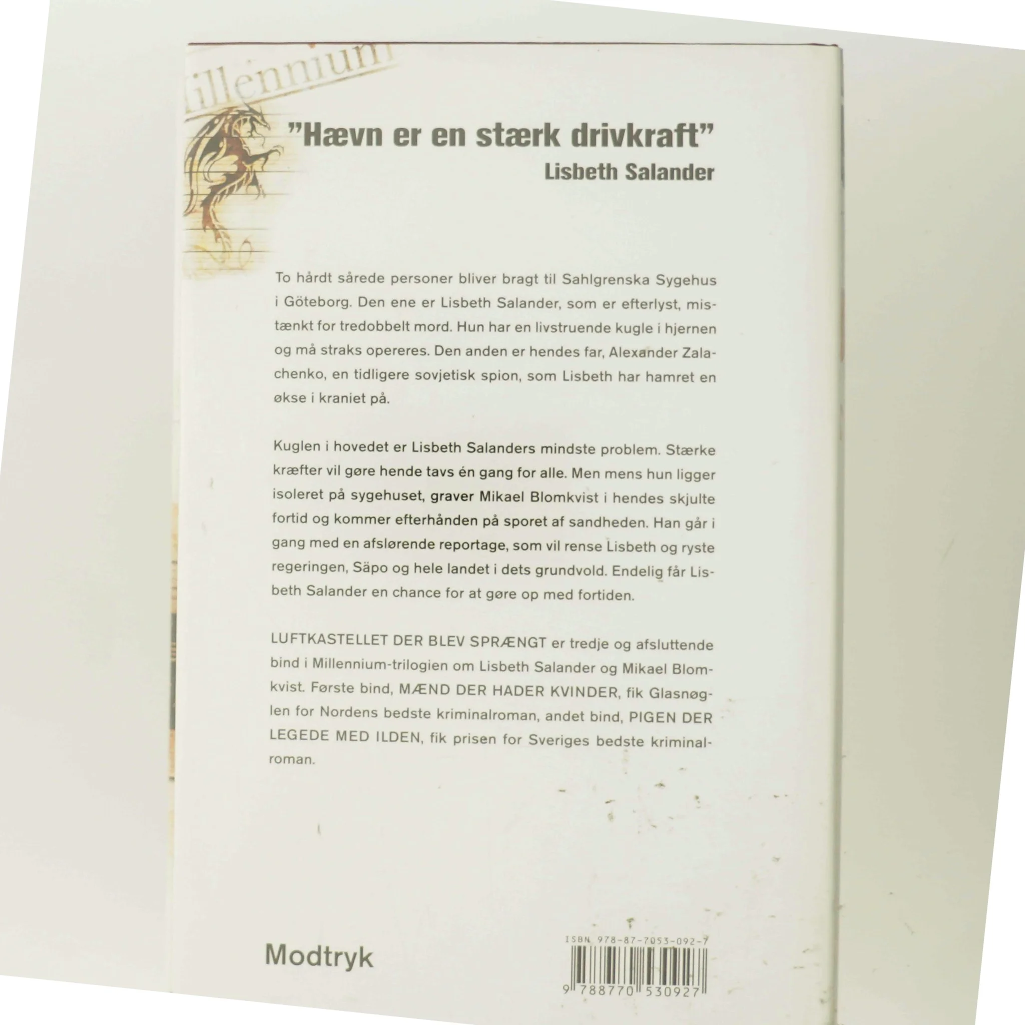 Luftkastelletderblevsprngt Stir up a Hornets' Nest of Girl. Shi Dige Larsen. the Danish Original. Hardcover](chinese Edition) (Bog)