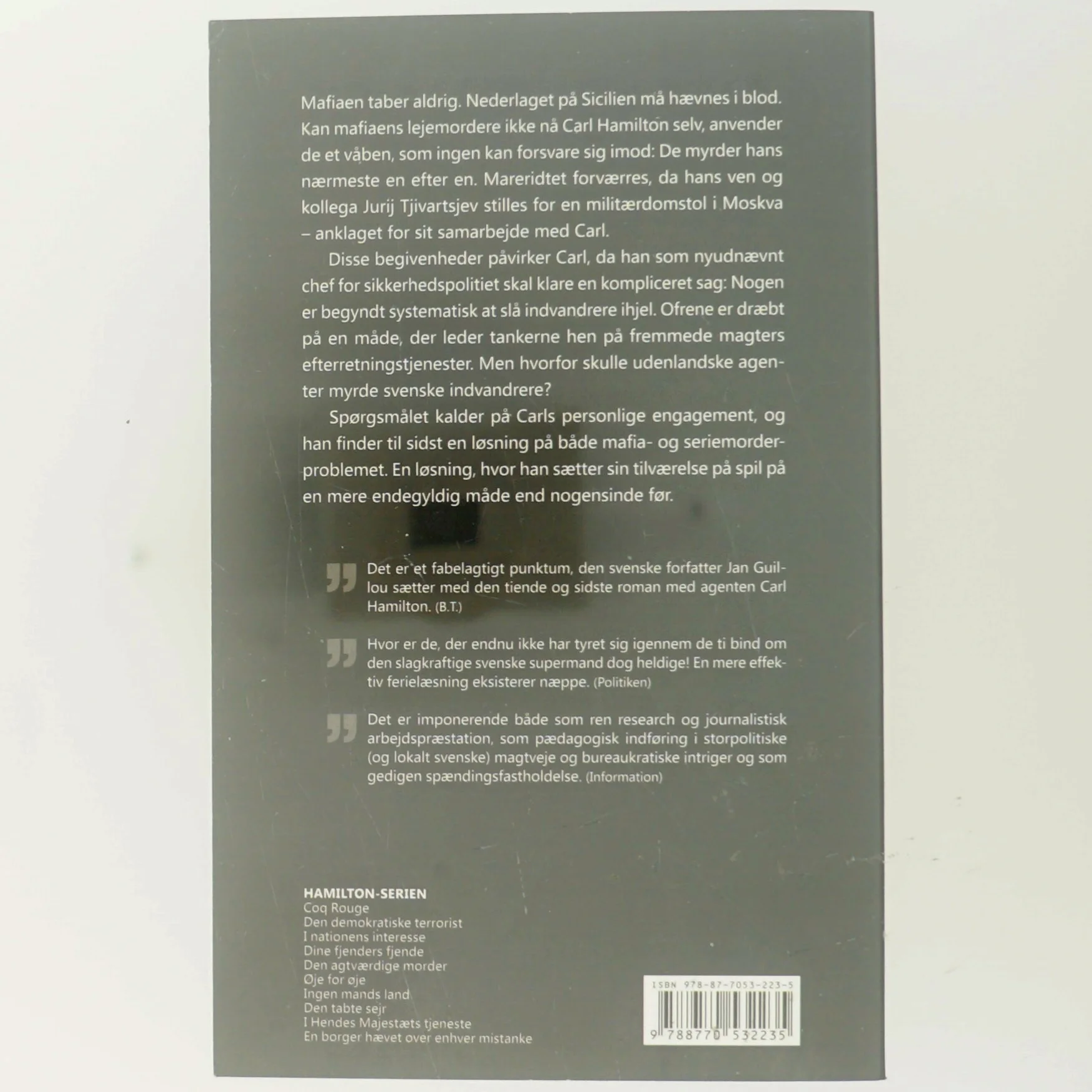 En borger hævet over enhver mistanke af Jan Guillou (Bog)