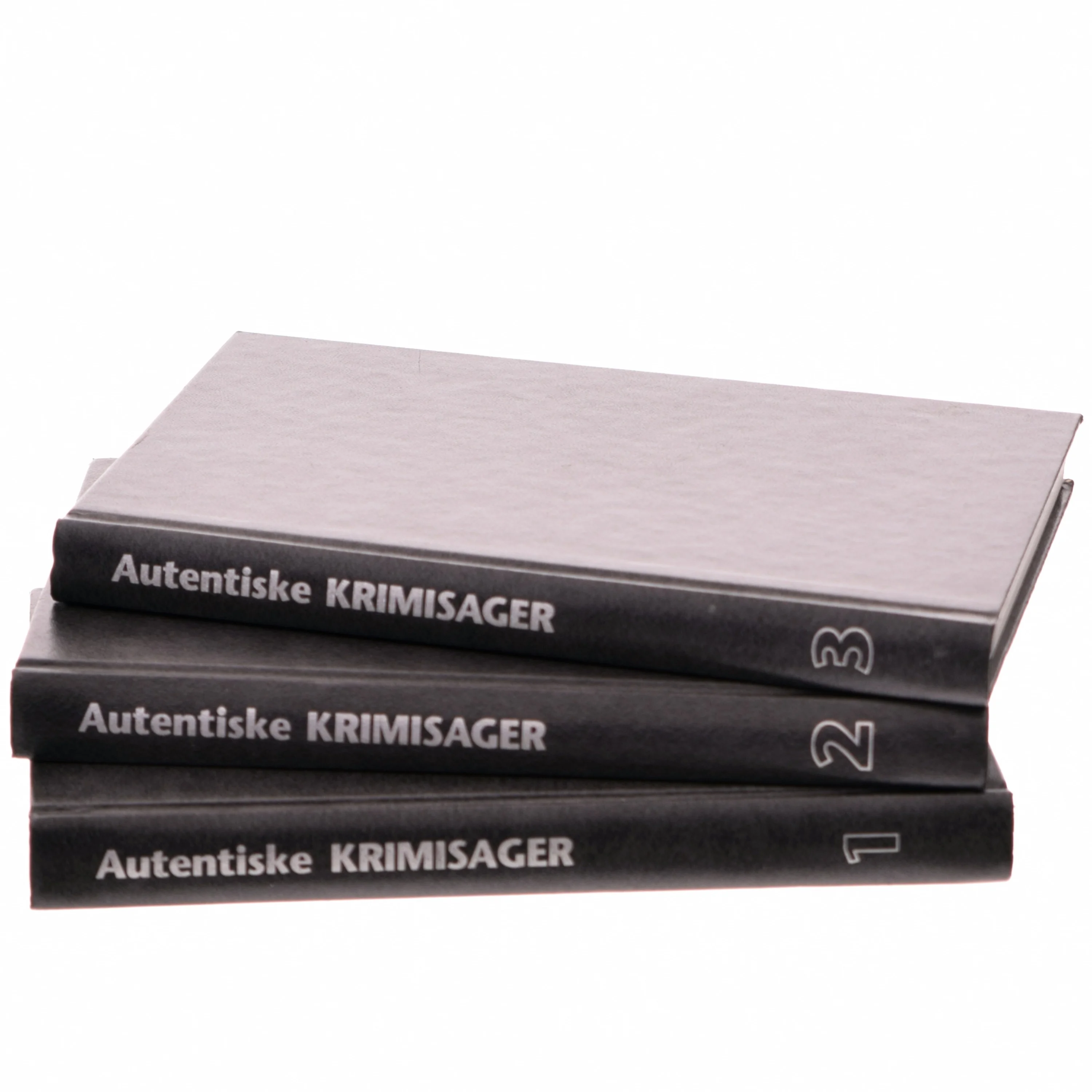 Sæt af 'Autentiske KRIMISAGER' bøger