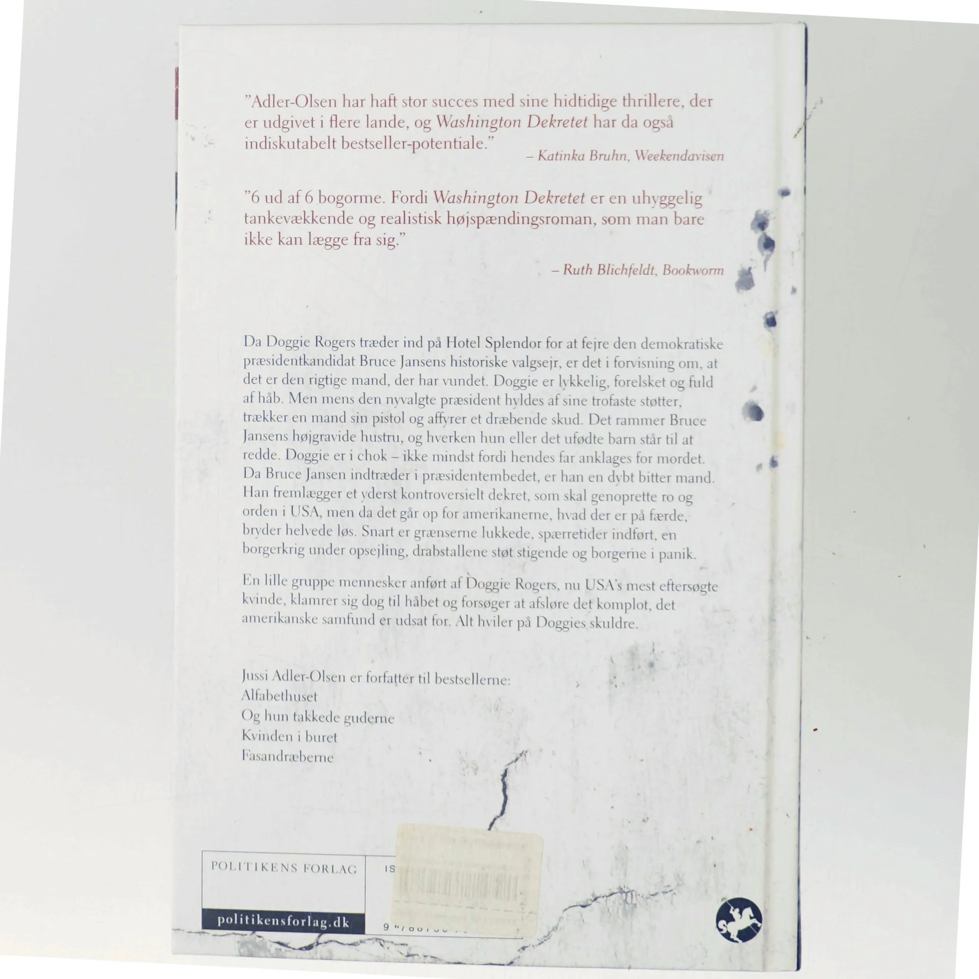 Washington Dekretet af Jussi Adler-Olsen (Bog)