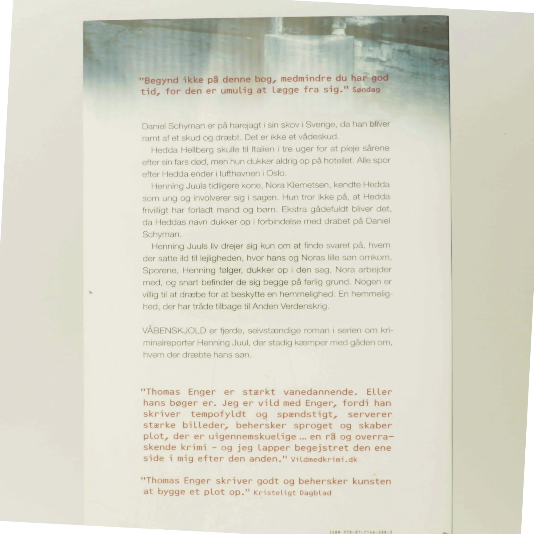 Våbenskjold af Thomas Enger (Bog)