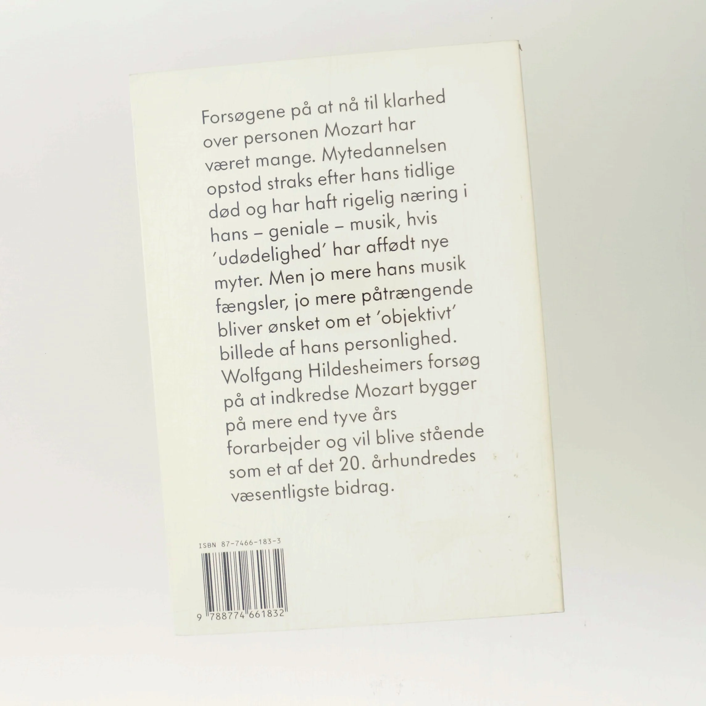 Mozart af Wolfgang Hildesheimer (Bog)