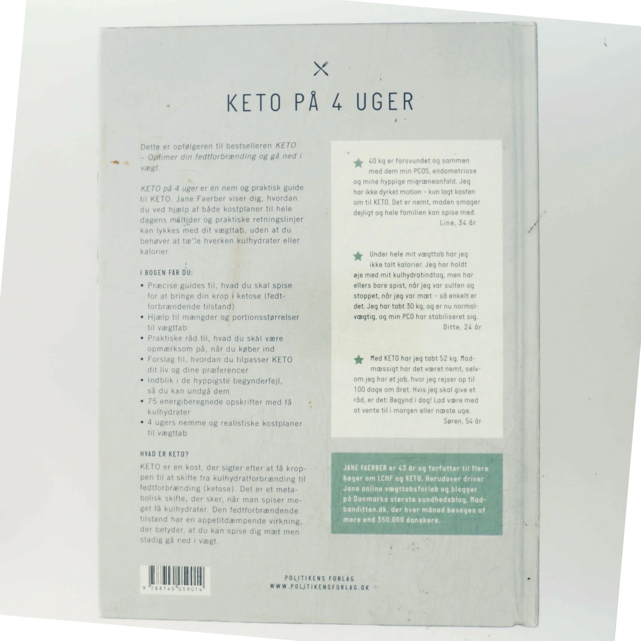 Keto på 4 uger af Jane Faerber (Bog)