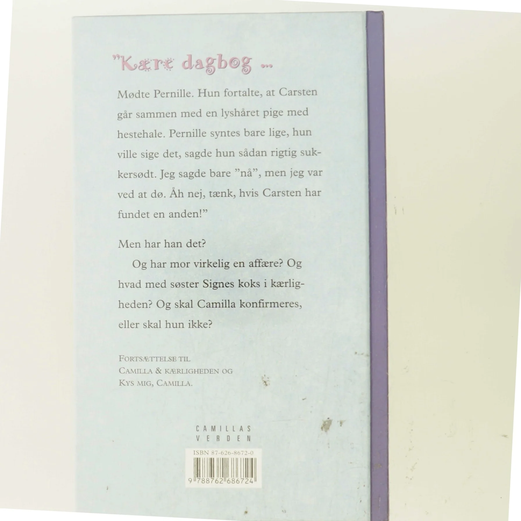 Camillas dilemma af Lone Diana Jørgensen (Bog)