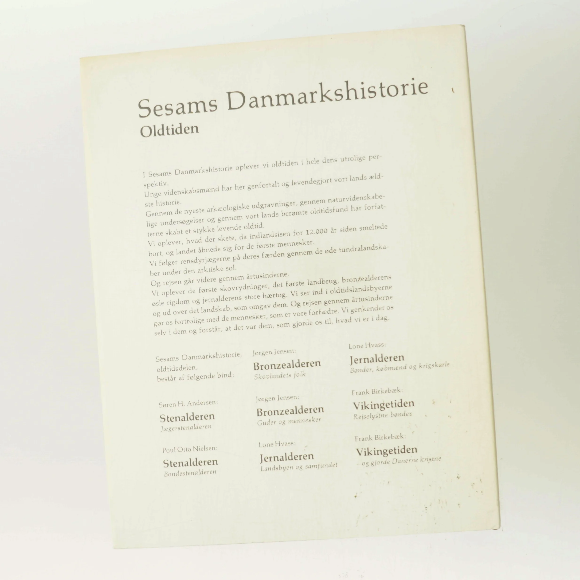 Danmarkshistorien, Oldtiden