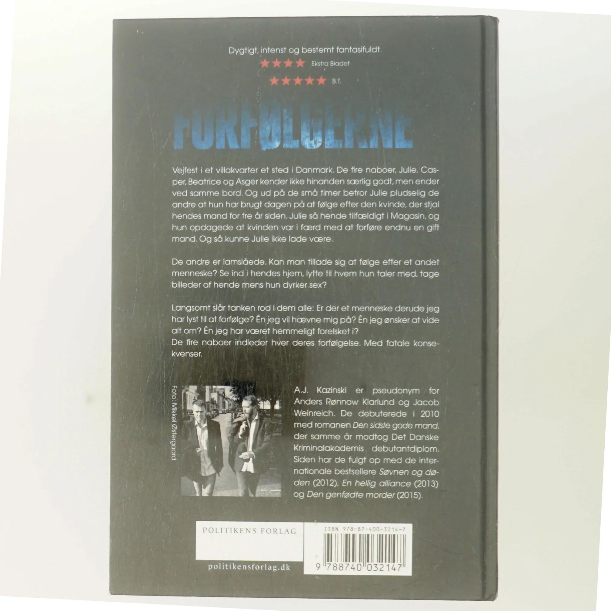 Forfølgerne af A.J. Kazinski (Bog)