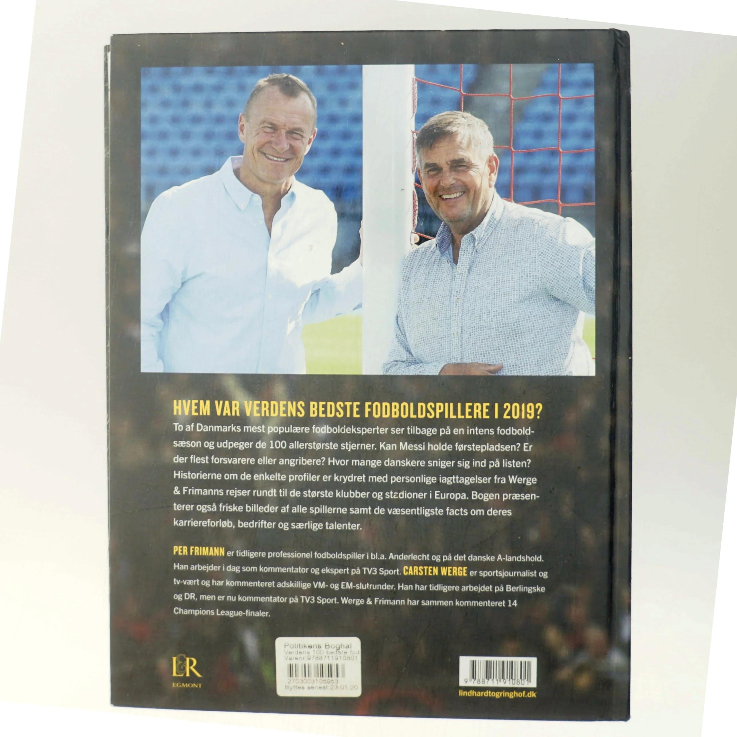 Verdens 100 Bedste Fodboldspillere 2019 af Carsten Werge (Bog)