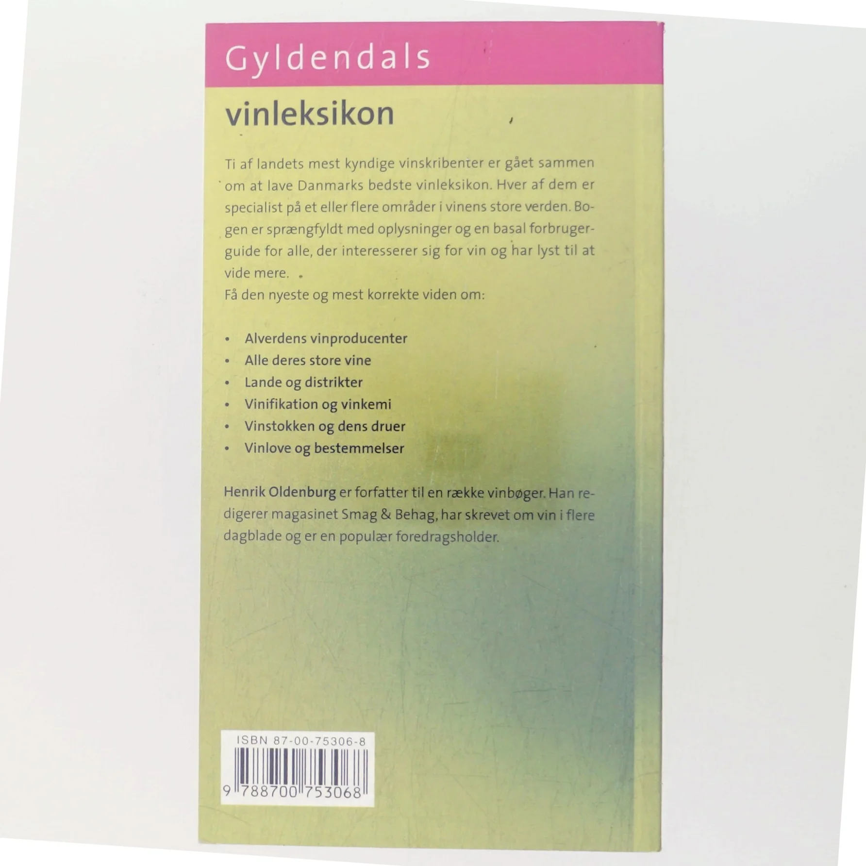 Gyldendals vinleksikon af Henrik Oldenburg (Bog)