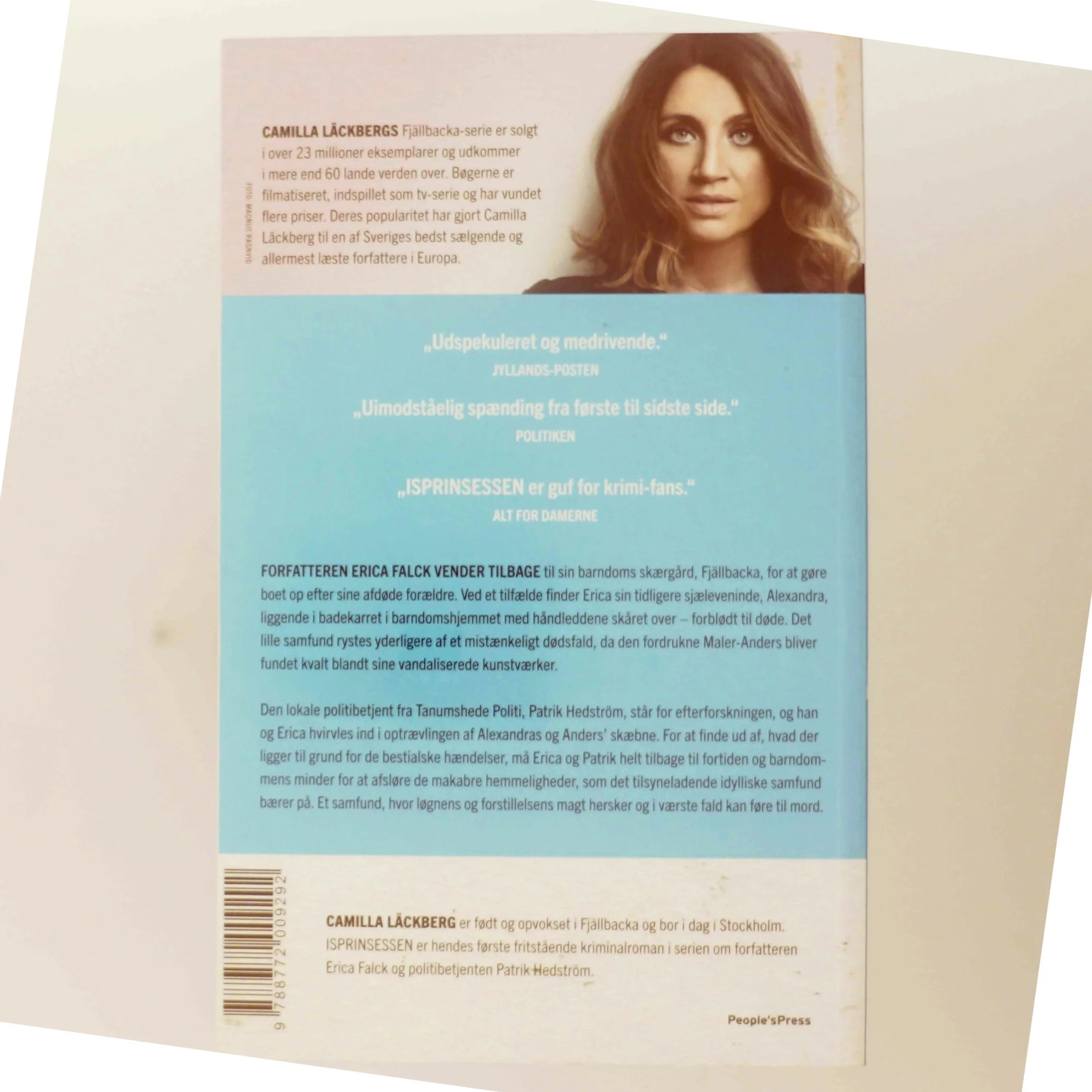 Isprinsessen : kriminalroman af Camilla Läckberg (Bog)