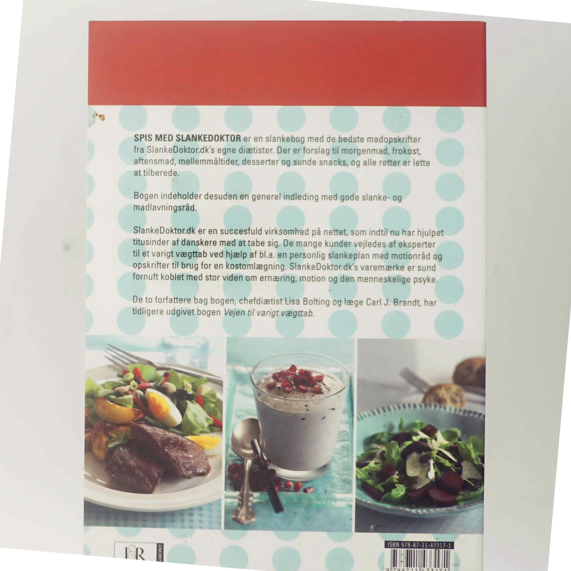 Spis med slankedoktor : det bedste fra diætisternes køkken af Carl J. Brandt (Bog)