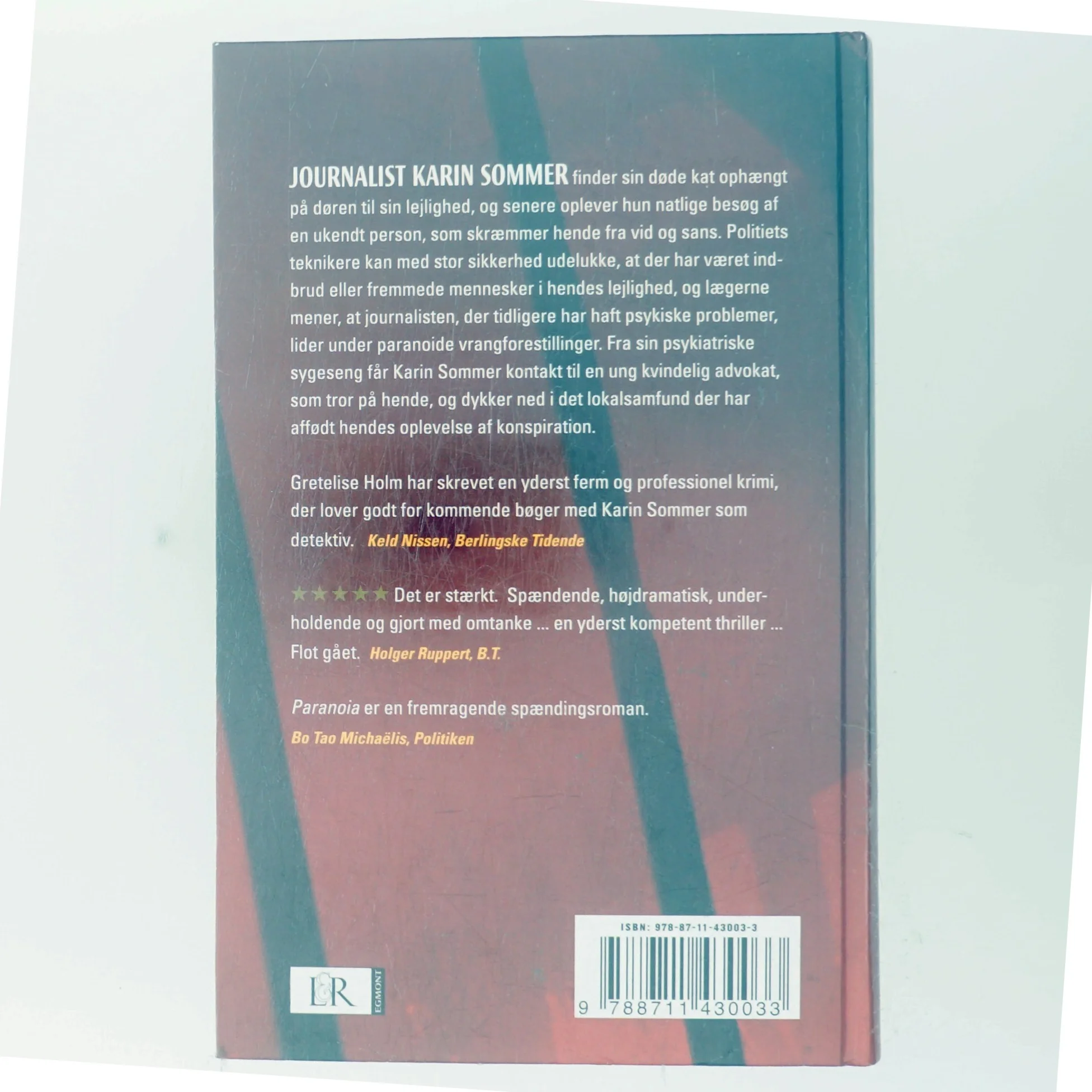 Paranoia af Gretelise Holm (Bog)