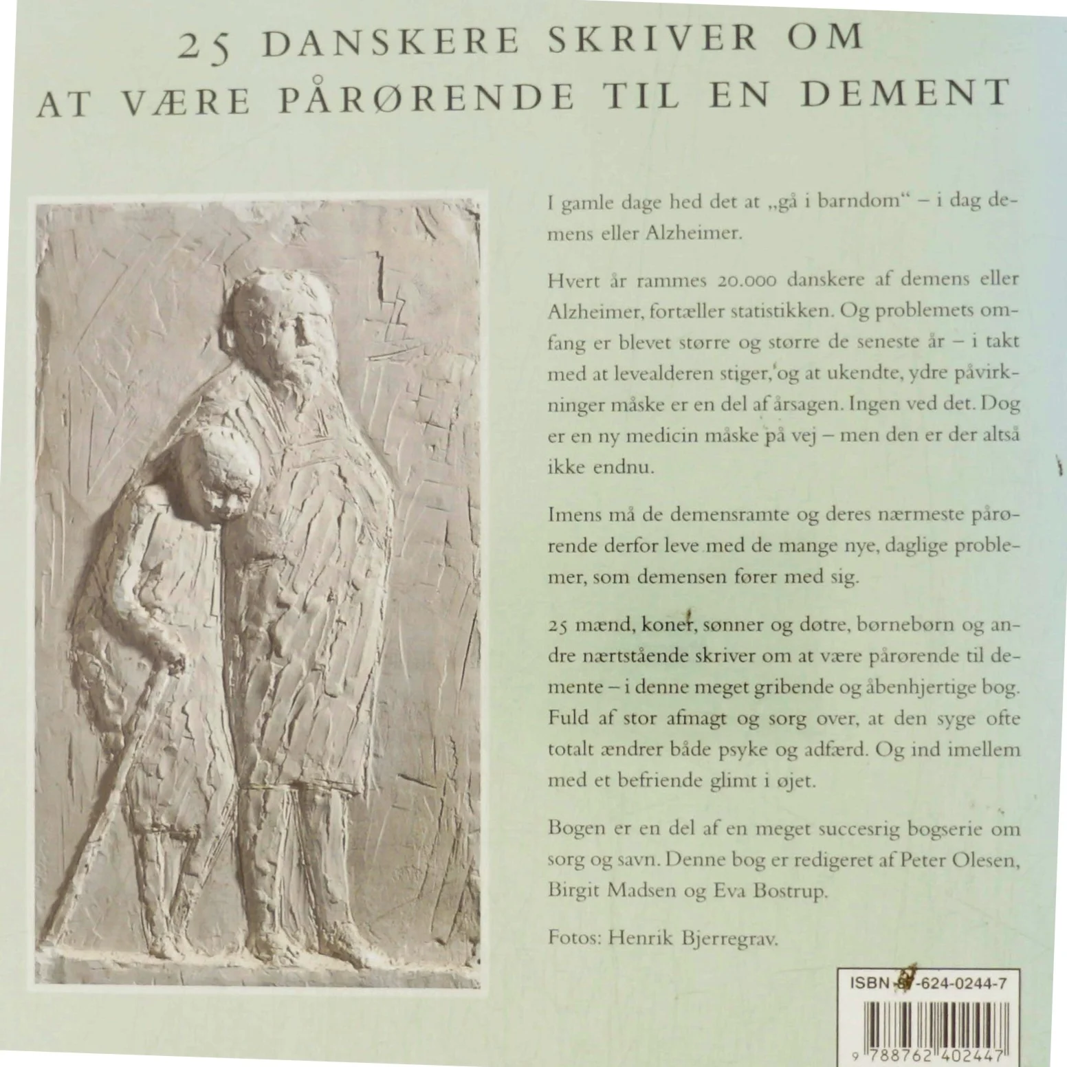 Pårørende om demens : 25 danskere skriver om at være pårørende til en dement (Bog)