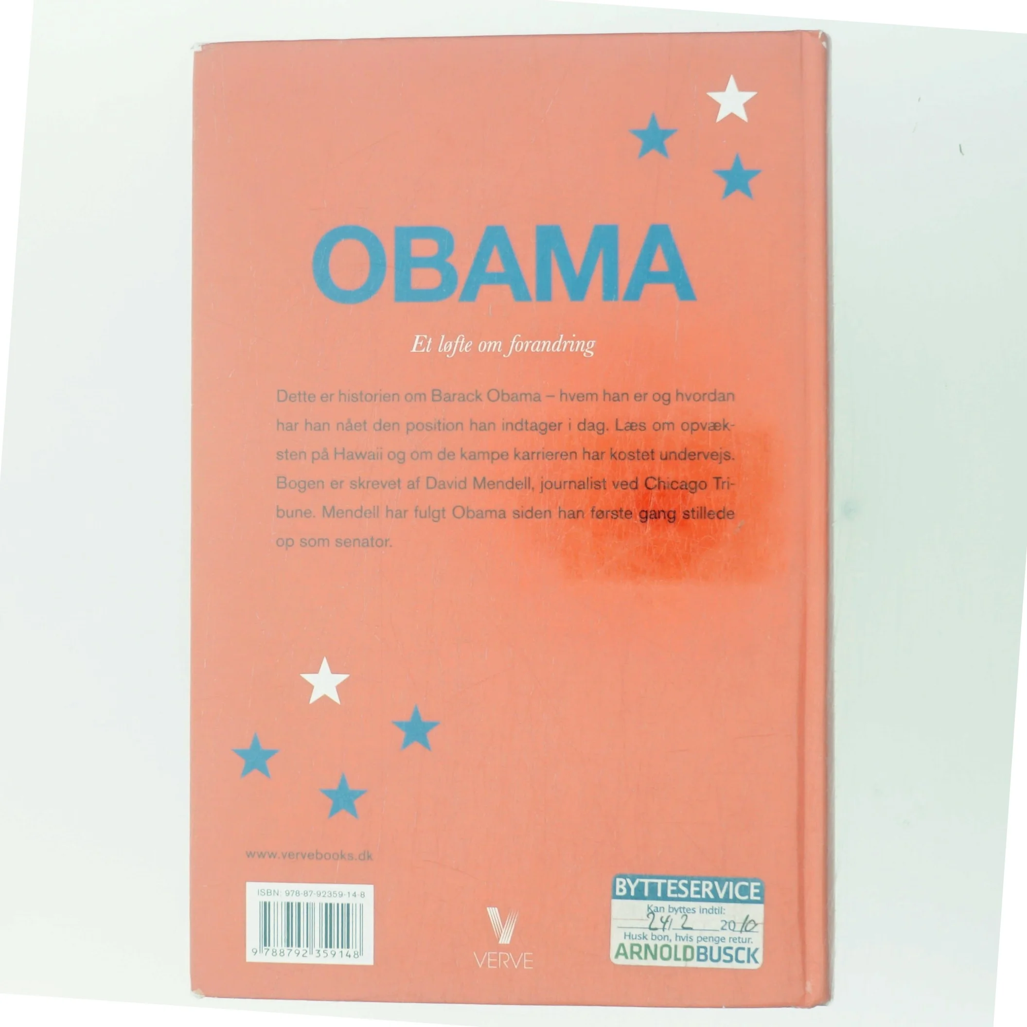 Obama : et løfte om forandring af David Mendell (Bog)