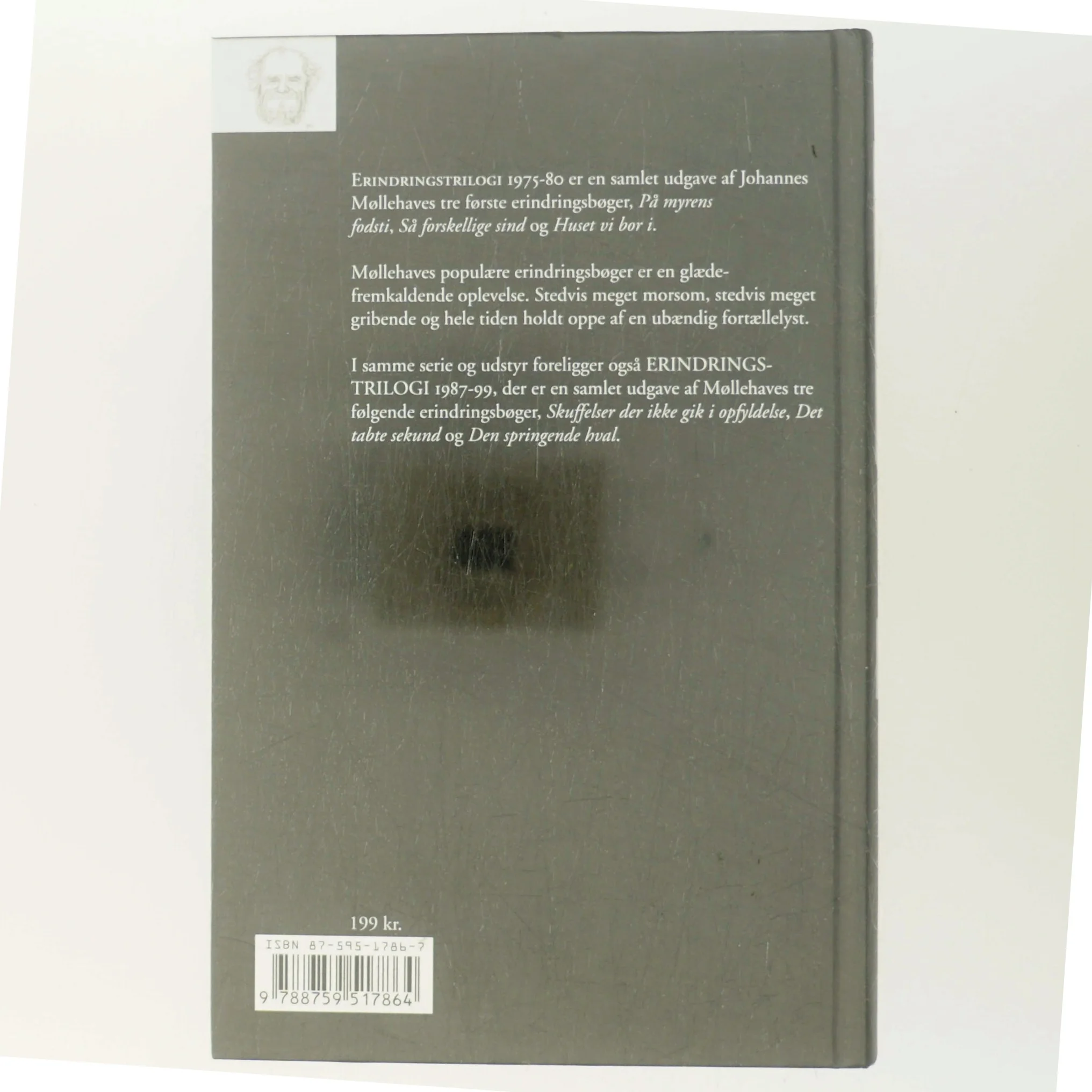 Erindringstrilogi : 1975-1980 af Johannes Møllehave (Bog)