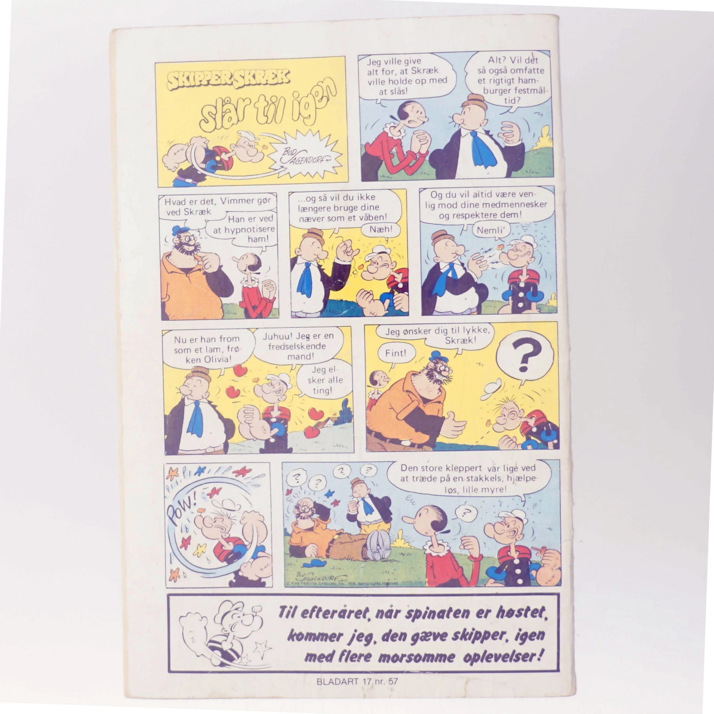 Skipper Skræk - Sommer Ekstra 84 (Bog)