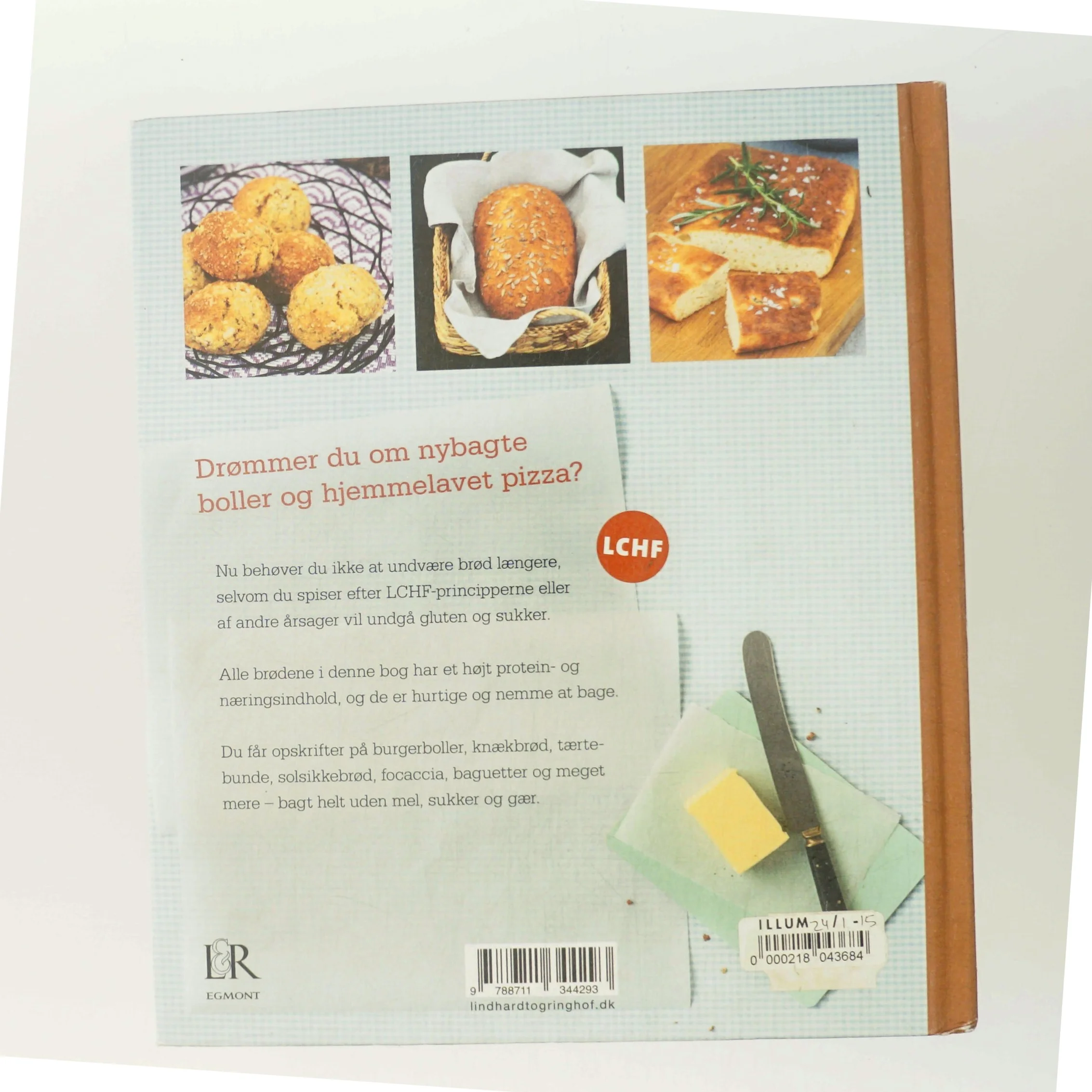 Brød : uden gluten, uden sukker, uden gær : LCHF af Mariann Andersson (Bog)