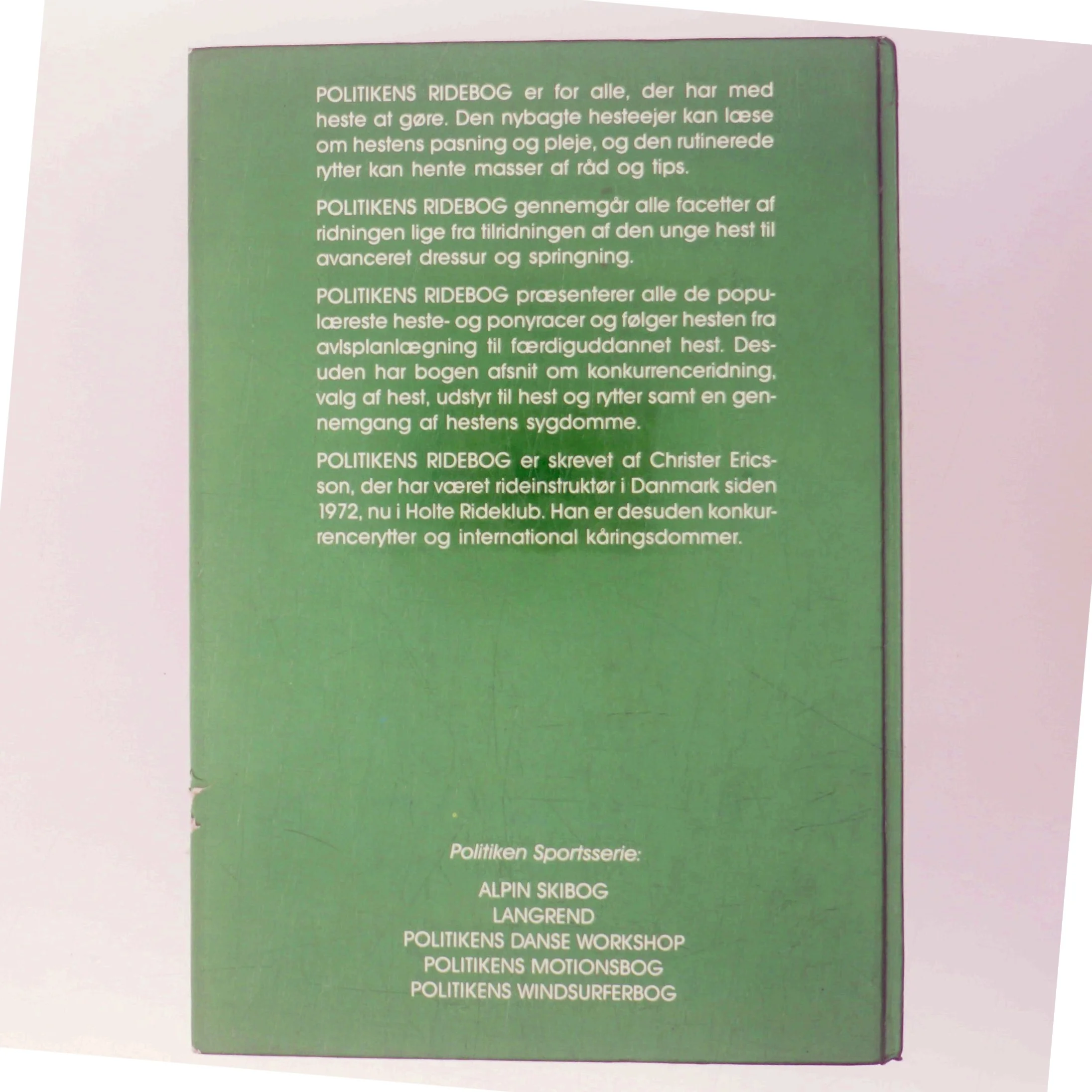 Politikens Ridebog af Christer Ericsson (Bog)