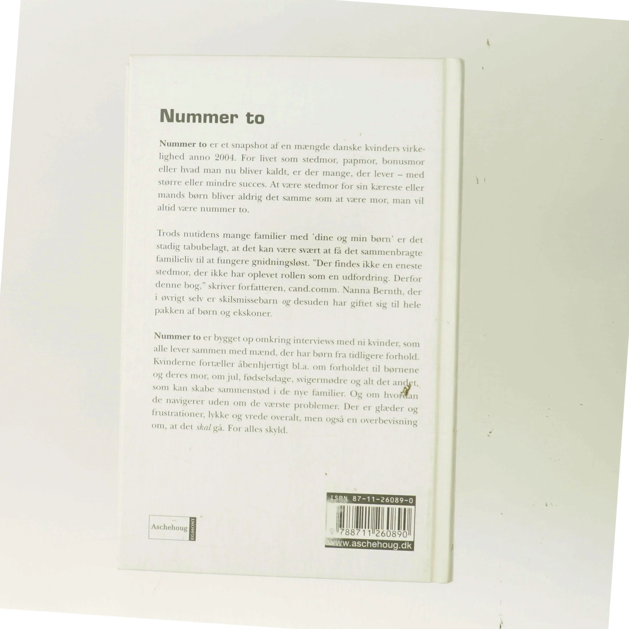 Nummer to af Nanna Bernth (Bog)