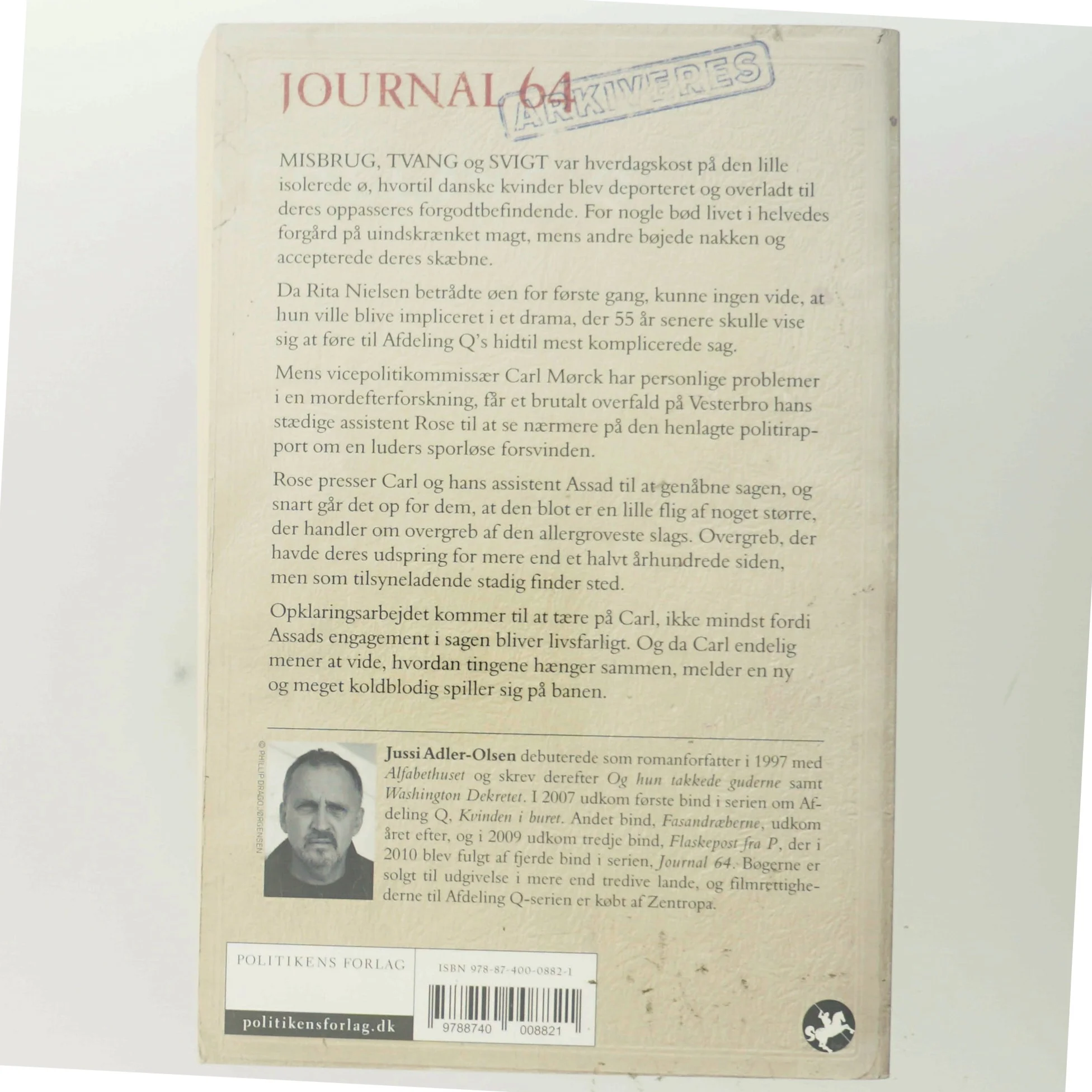 Journal 64 : krimithriller af Jussi Adler-Olsen (Bog)