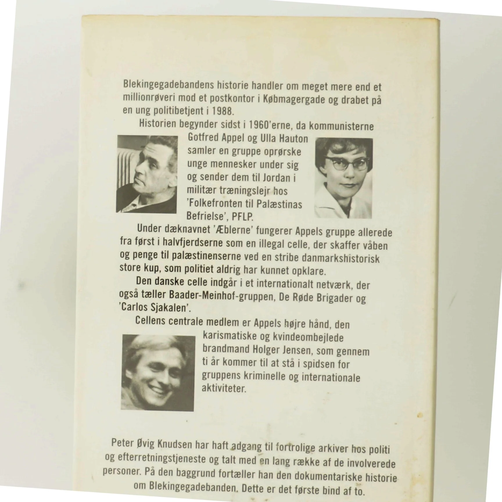 Blekingegadebanden. 1 af Peter Øvig Knudsen (Bog)