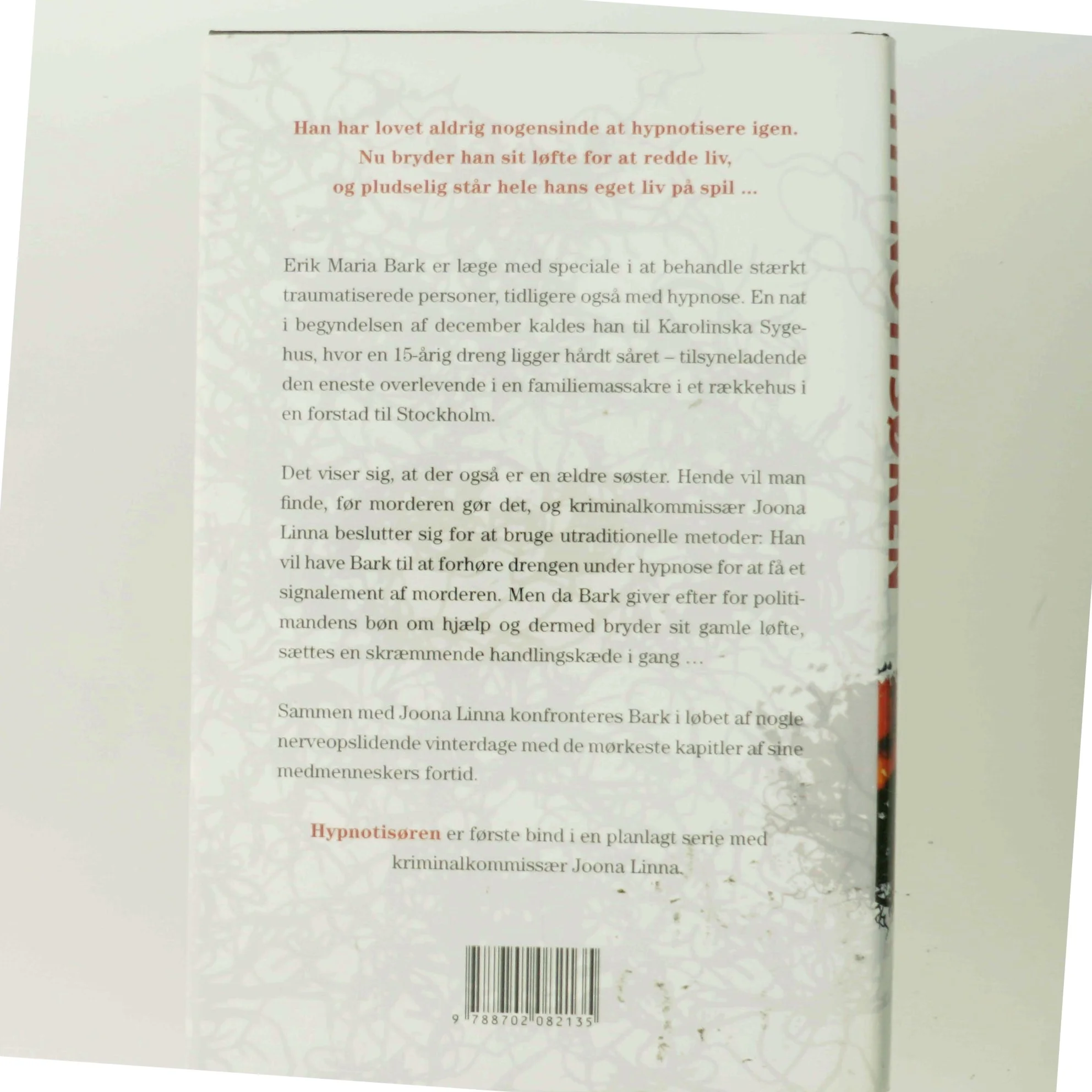 Hypnotisøren af Lars Kepler (Bog)