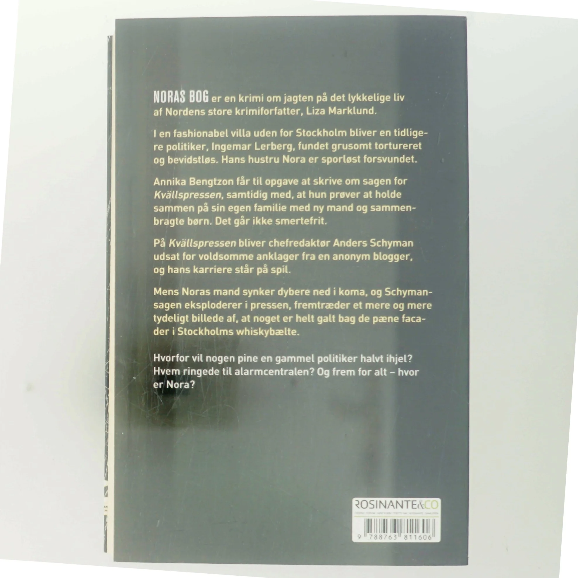 Noras bog : krimi af Liza Marklund (Bog)