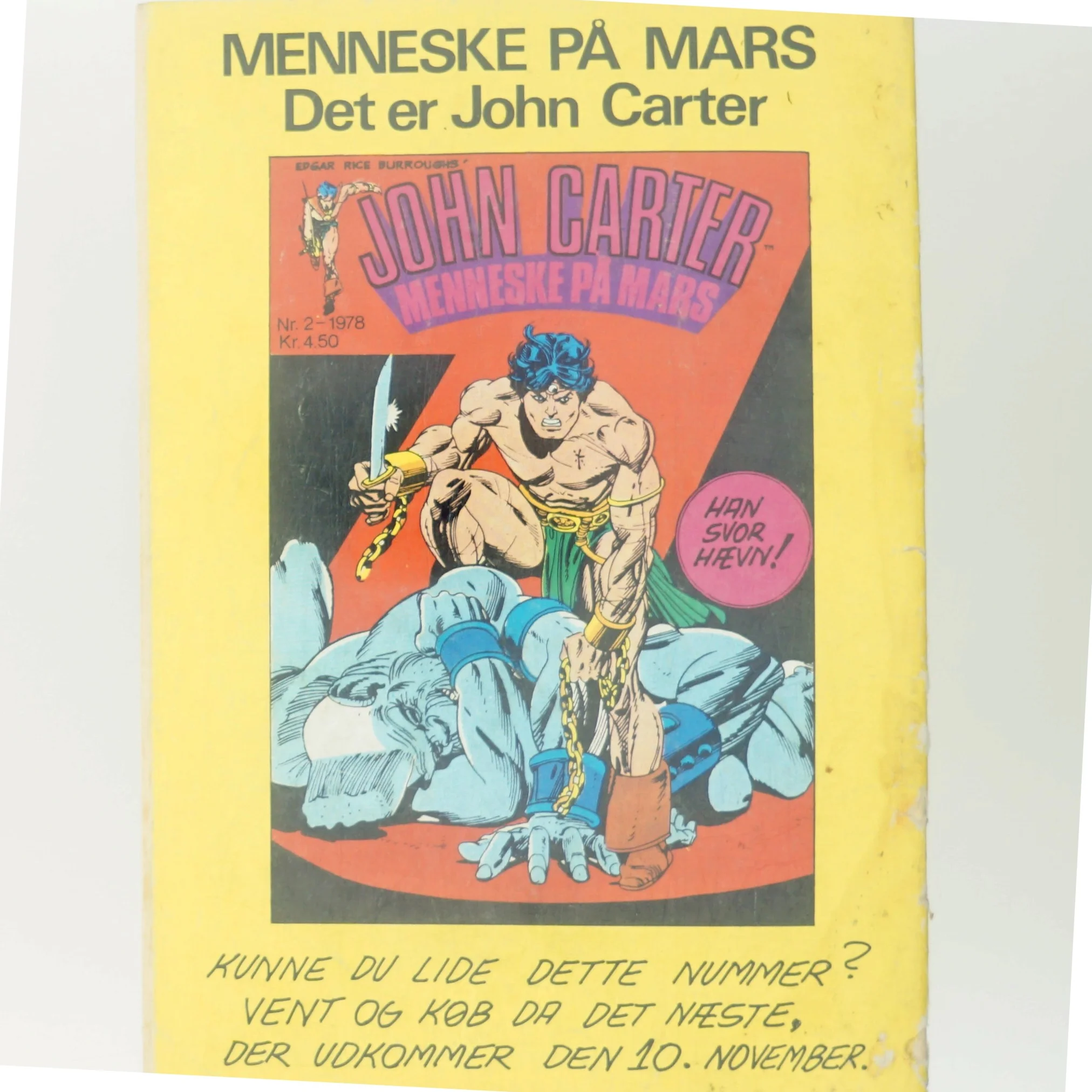 John Carter: Menneske på Mars (Bog)