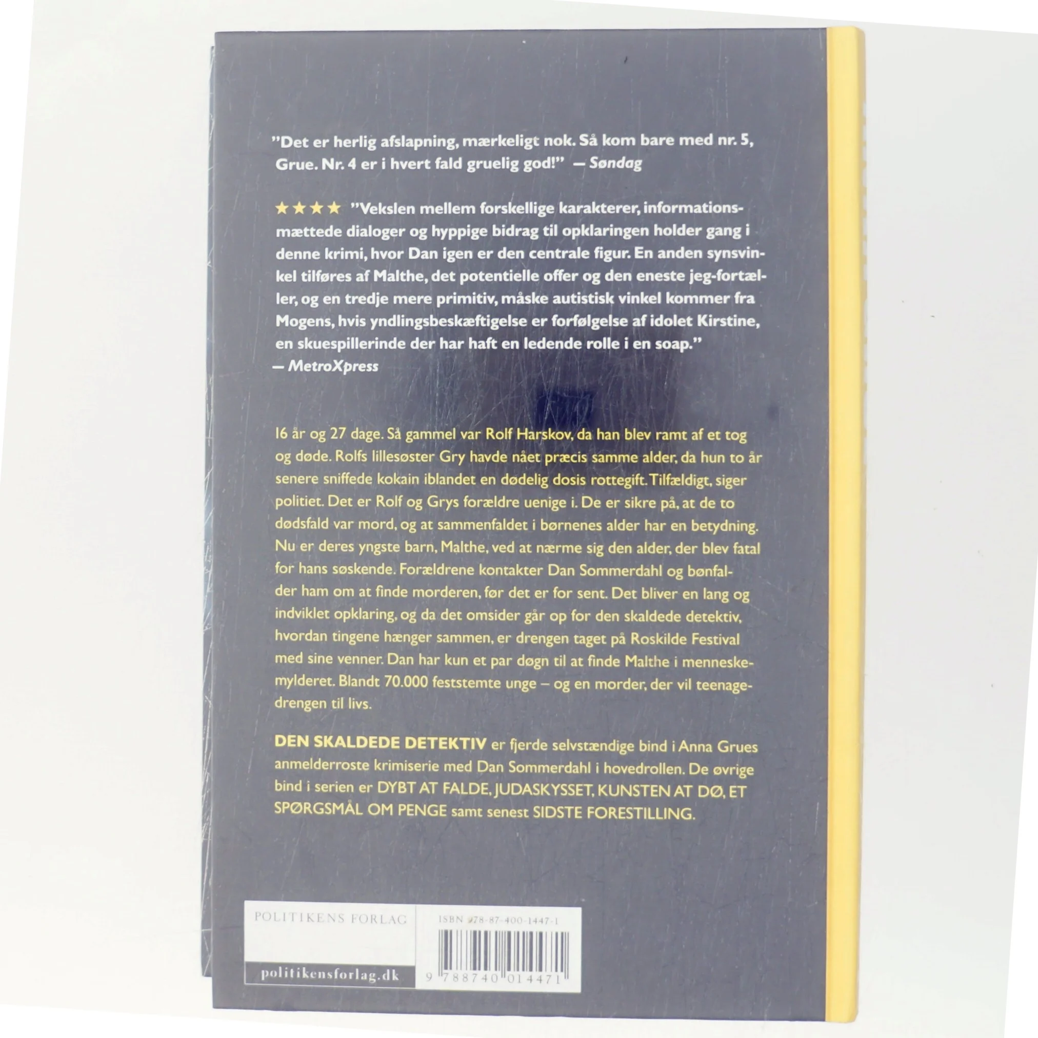 Den skaldede detektiv af Anna Grue (Bog)