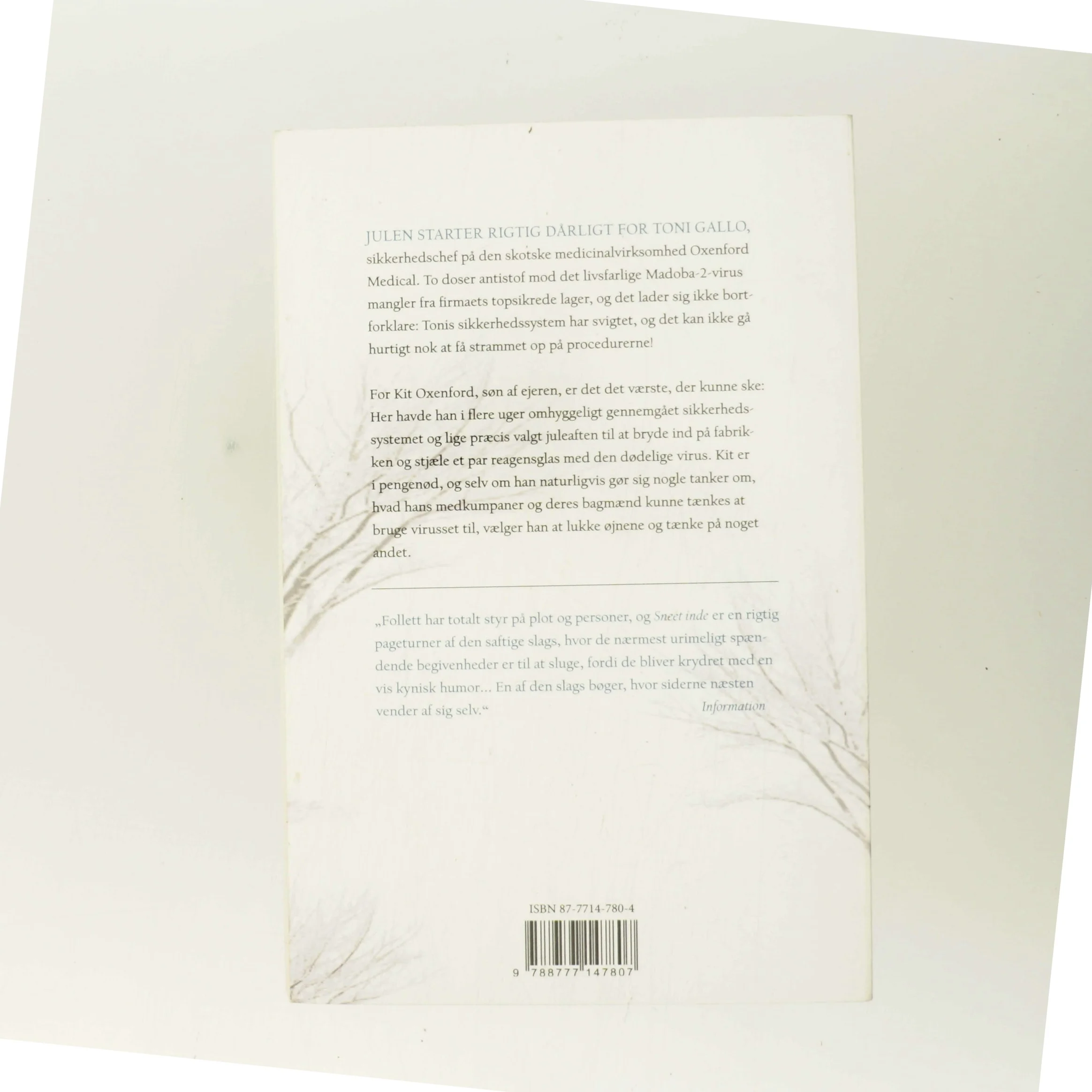 Sneet inde af Ken Follett (Bog)