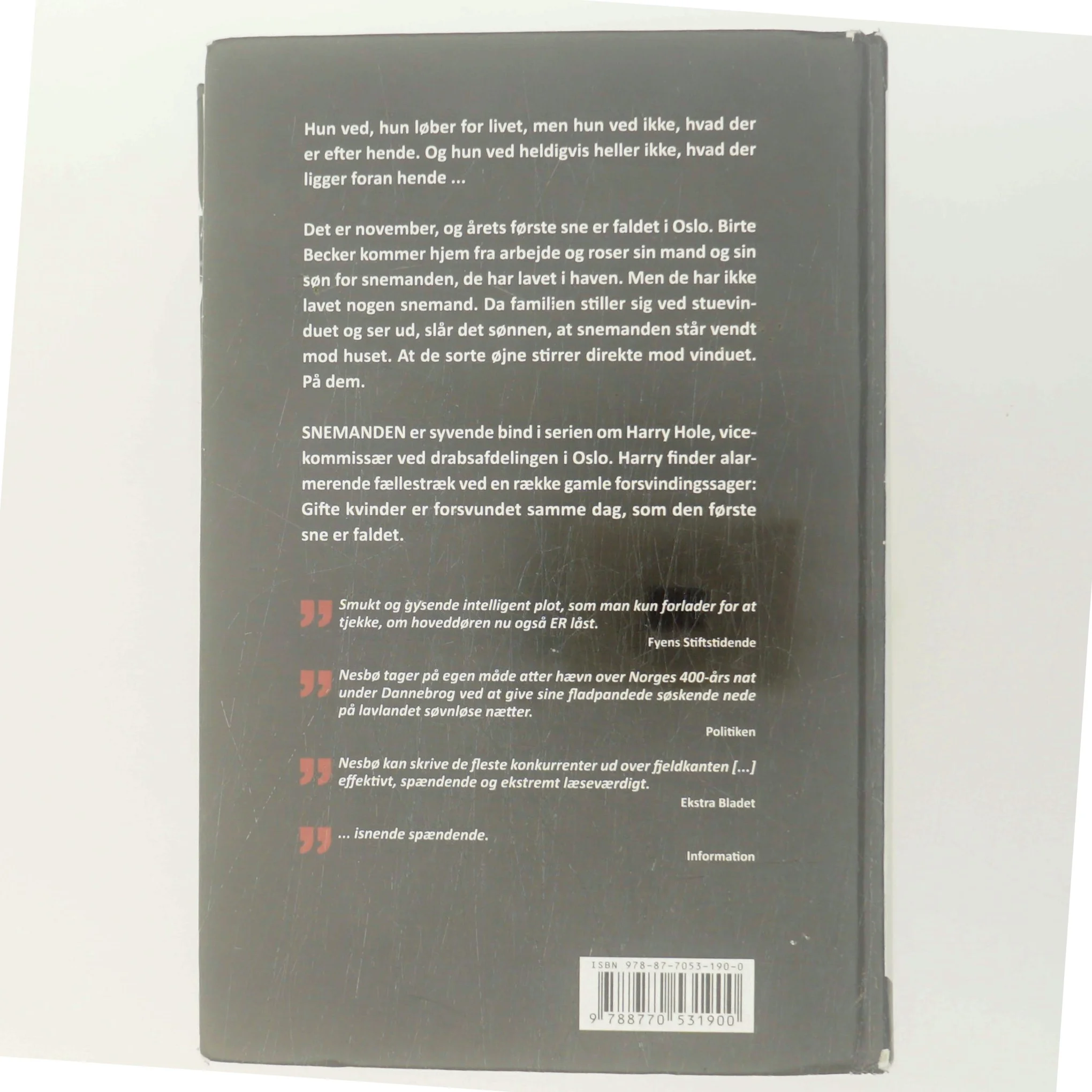 Snemanden af Jo Nesbø (Bog)